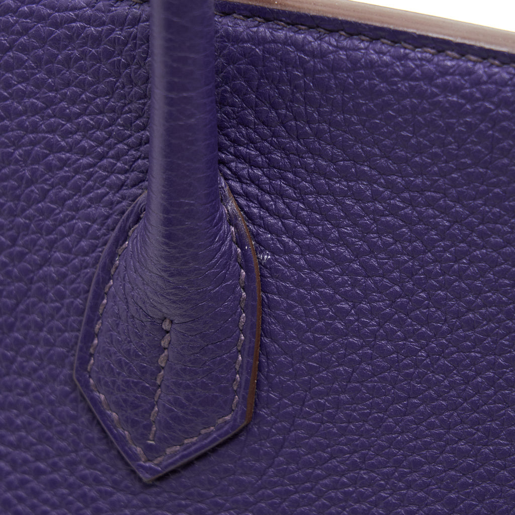 HERMES BIRKIN 30 PURPLE SHW