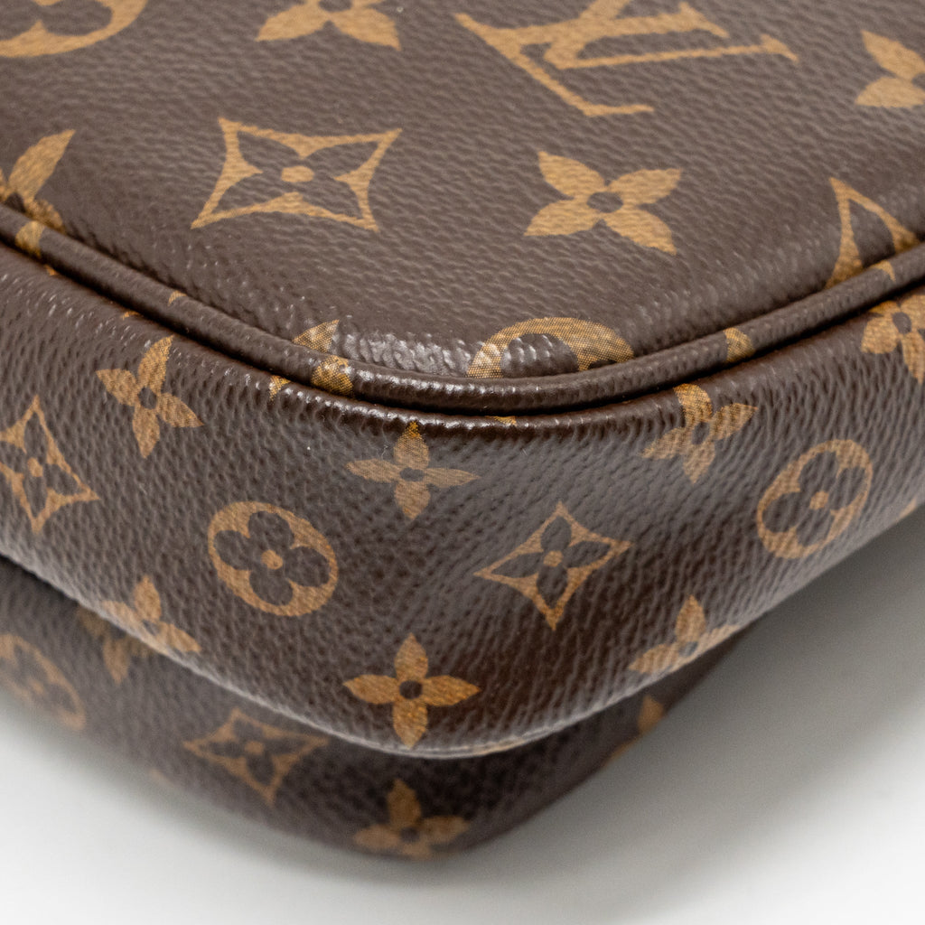 LOUIS VUITTON MULTI POCHETTE ACCESSOIRES MONOGRAM CANVAS KHAKI GHW