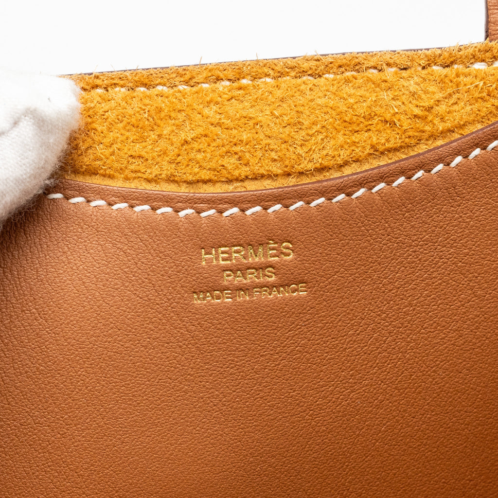 HERMES IN-THE-LOOP 18 BAG CLEMENCE/SWIFT GOLD GHW