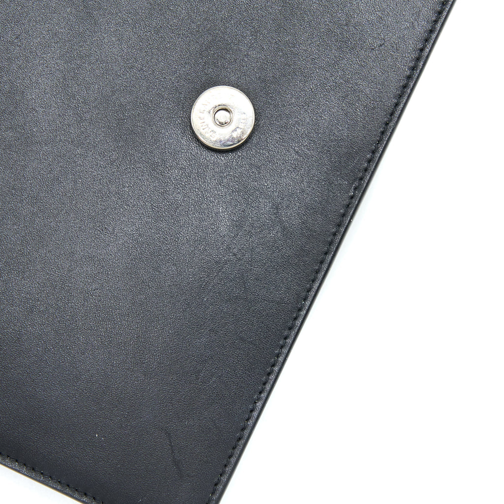 SAINT LAURENT/ YSL KATE SMALL CHAIN WALLET WITH TASSEL BLACK/MULTICOLOUR LIMITED EDITION GHW
