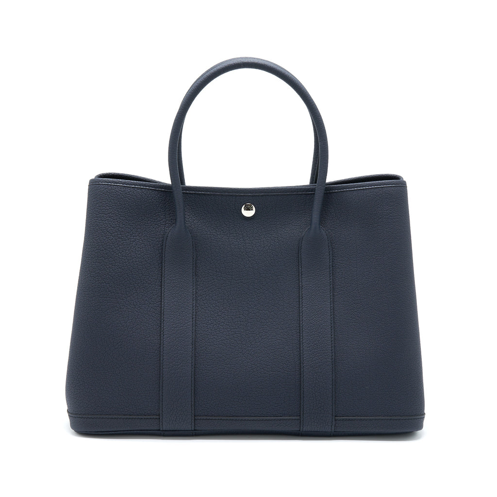 HERMES GARDEN PARTY 36 BLEU INDIGO SHW