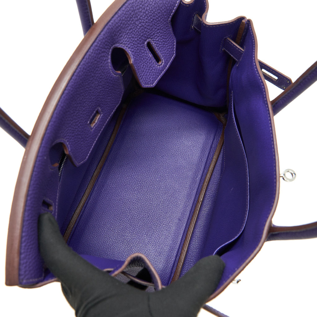 HERMES BIRKIN 30 PURPLE SHW