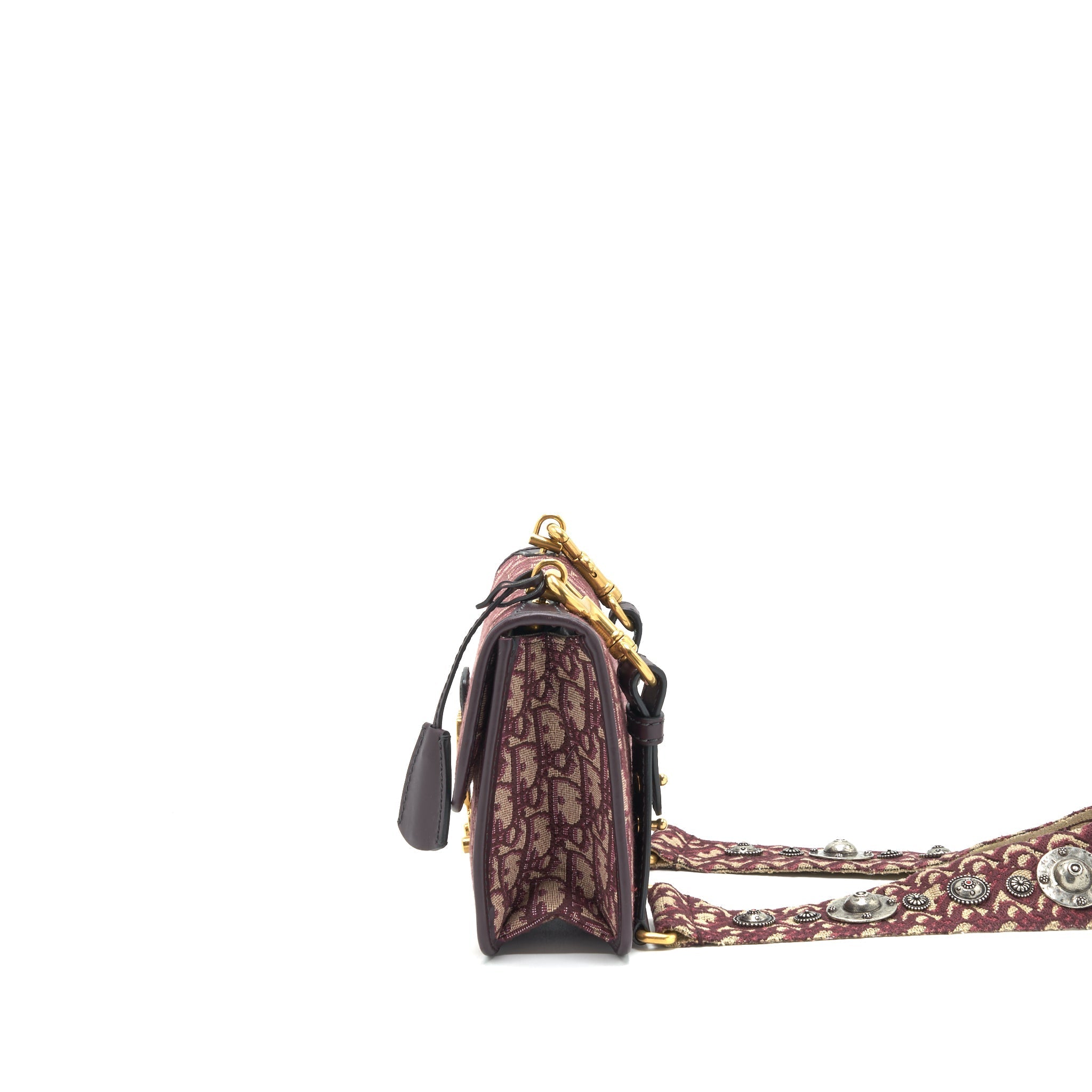 DIOR RED OBLIQUE DIOR ADDICT BAG