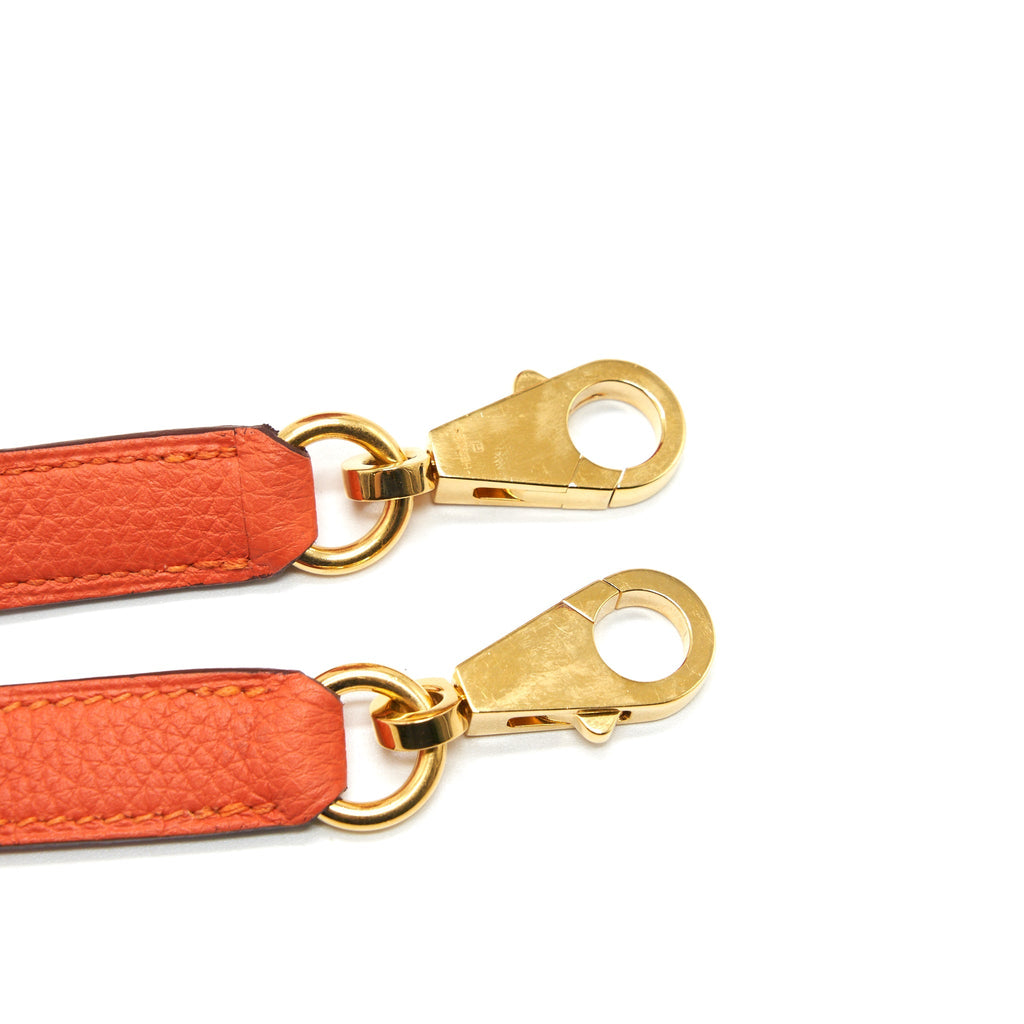 HERMES KELLY25 9J FEU GHW TOGO LEATHER
