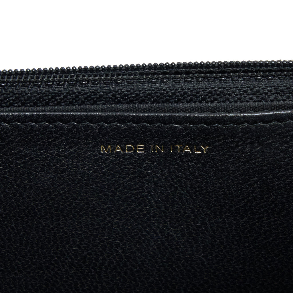CHANEL 19 WALLET ON CHAIN LAMBSKIN BLACK MULTICOLOUR HARDWARE