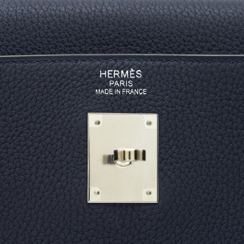 HERMES KELLY 35 BLEU NUIT SHW