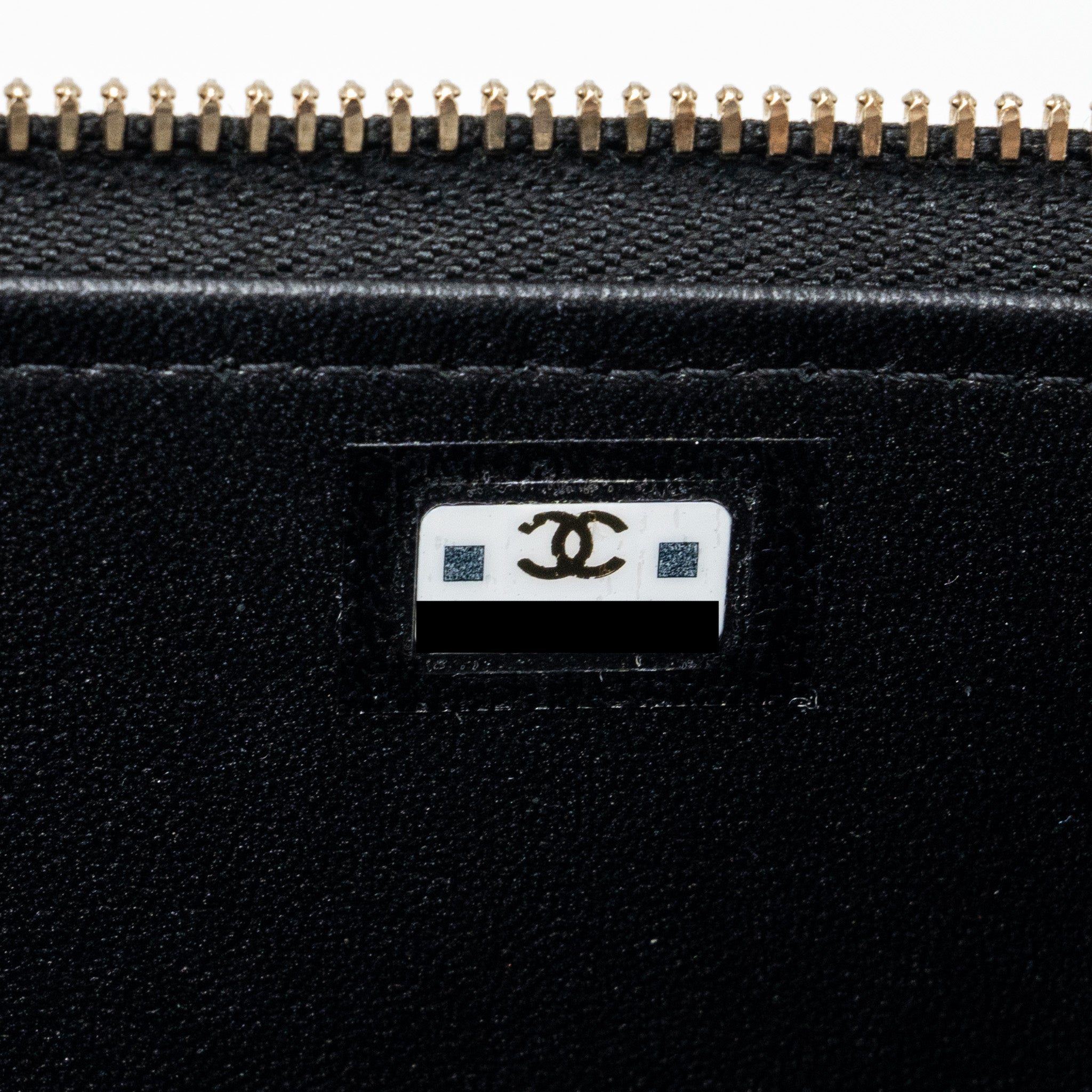 CHANEL TOP HANDLE LONG VANITY WITH CHAIN LAMBSKIN BLACK LGHW(MICROCHIP)