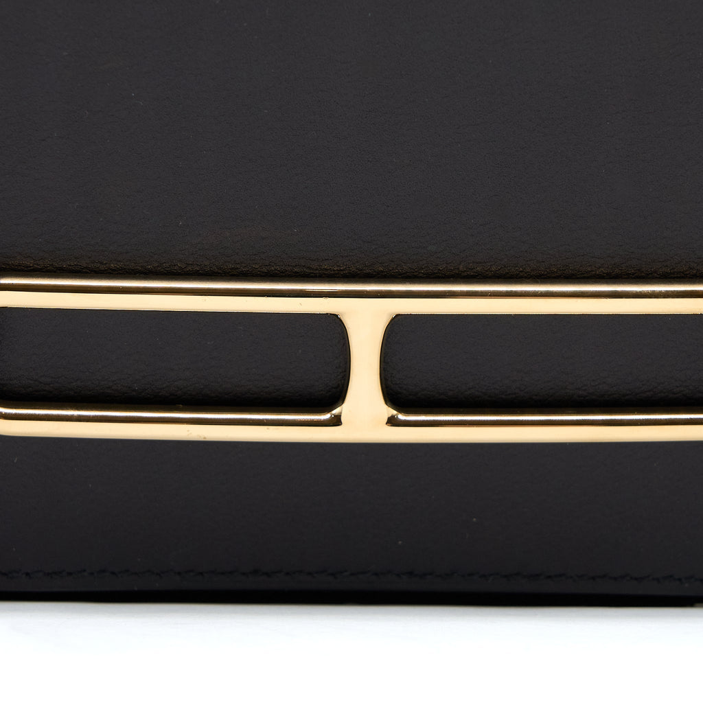 HERMES MINI ROULIS EVERGRAIN BLACK GHW