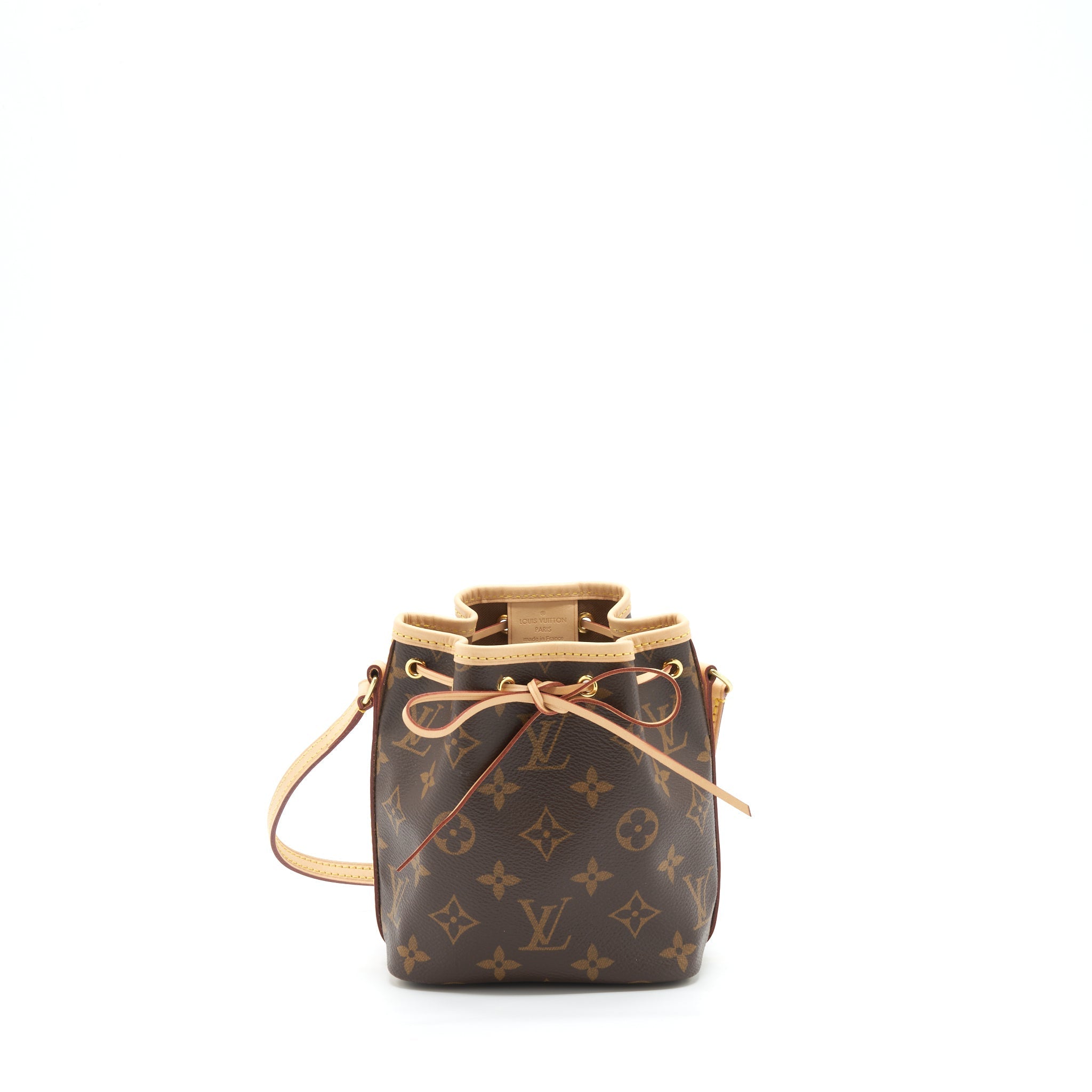 LOUIS VUITTON NANO NOE MONOGRAM CANVAS GHW