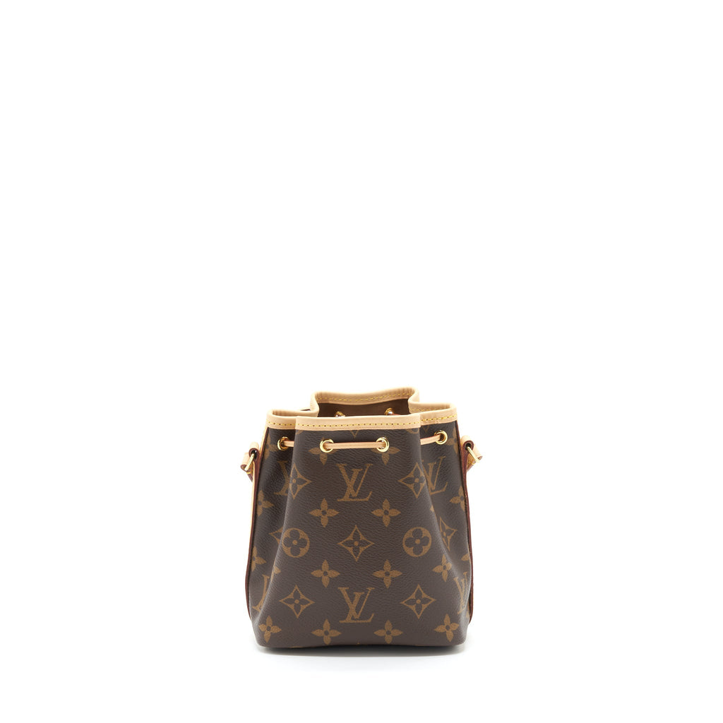 LOUIS VUITTON NANO NOE MONOGRAM CANVAS GHW