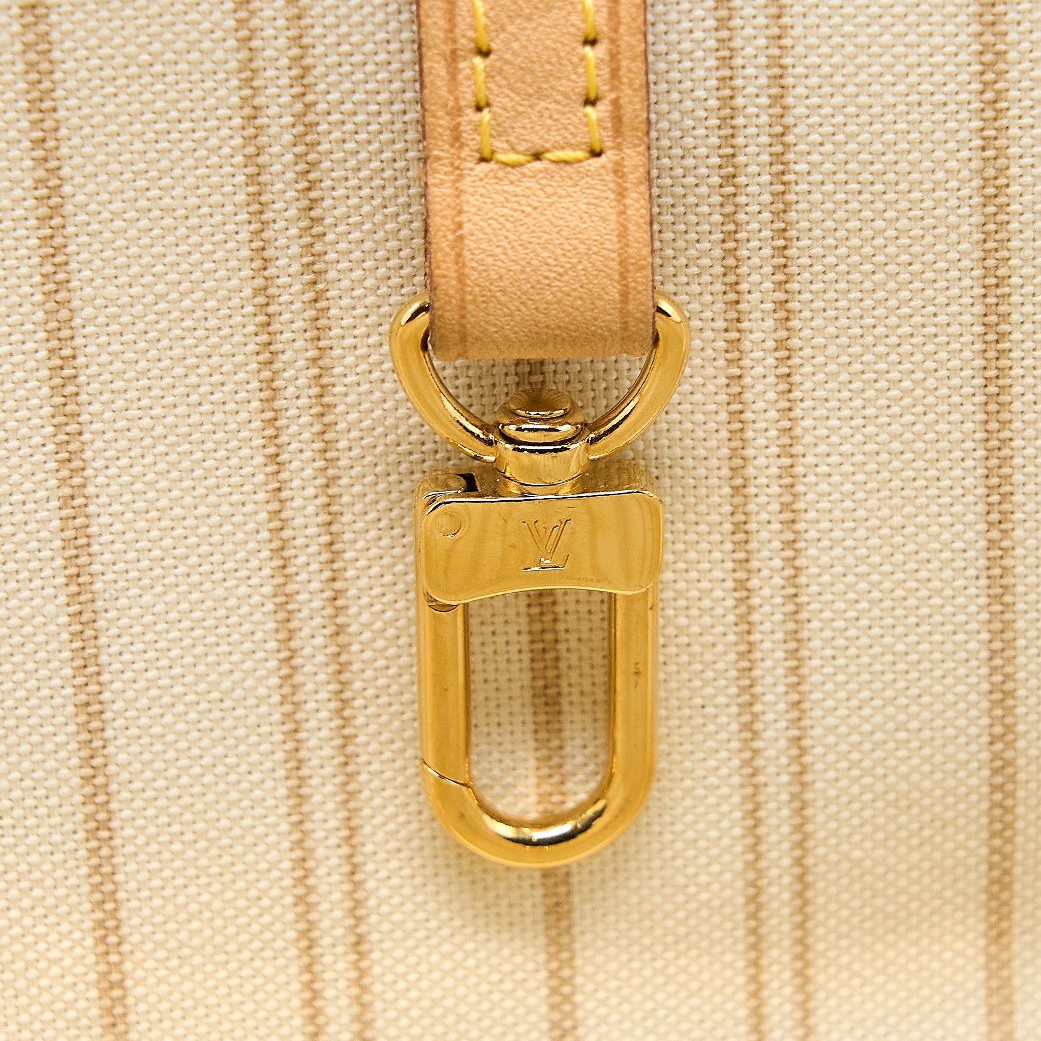 LOUIS VUITTON NEVERFULL MM DAMIER AZUR CANVAS GHW