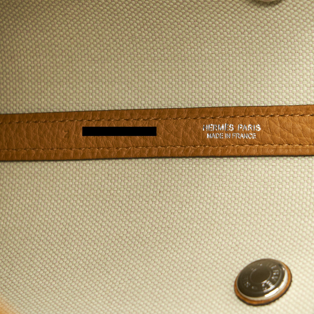 HERMES GARDEN FILE 28 BAG BETON/ OCRE