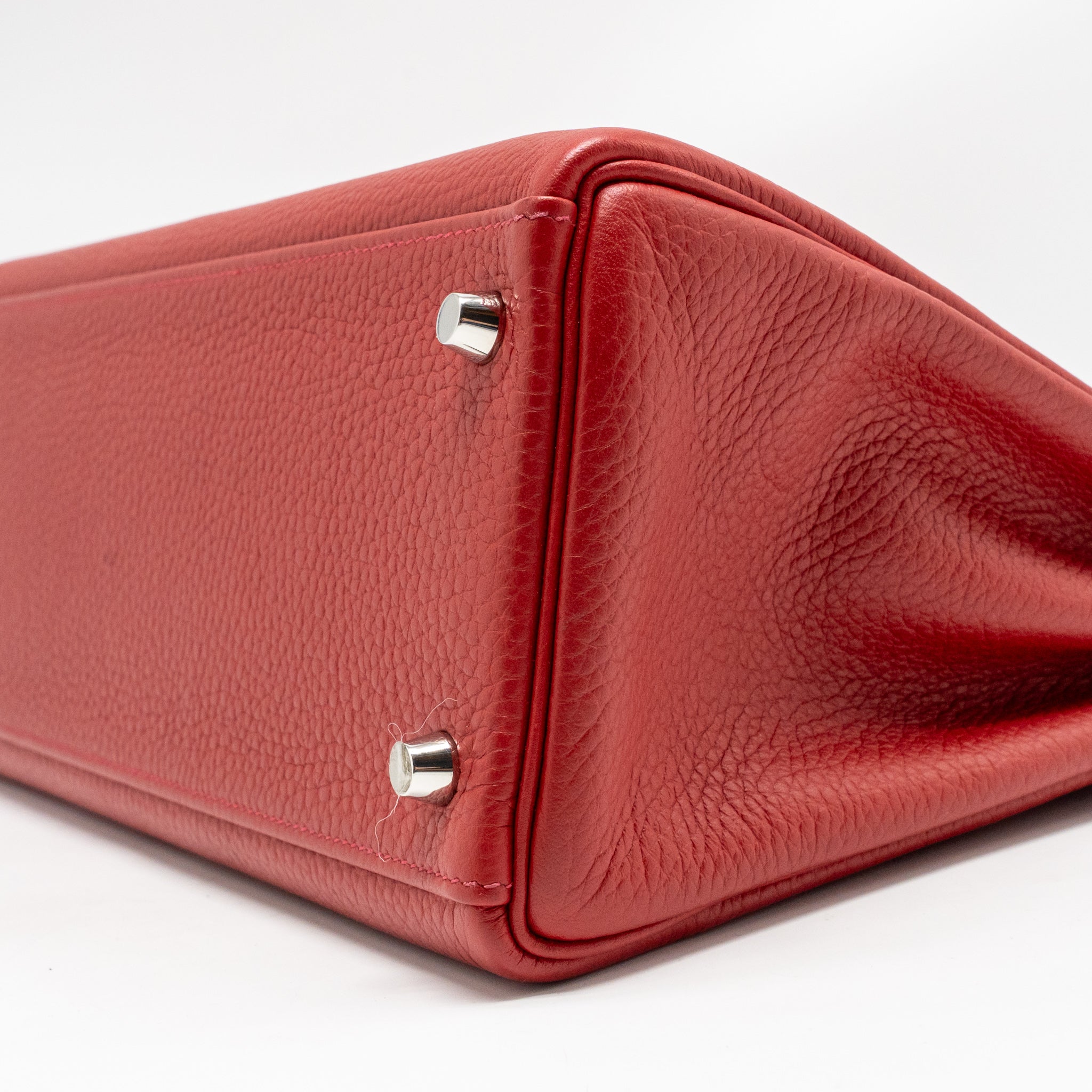 HERMES KELLY 32 CLEMENCE RED SHW