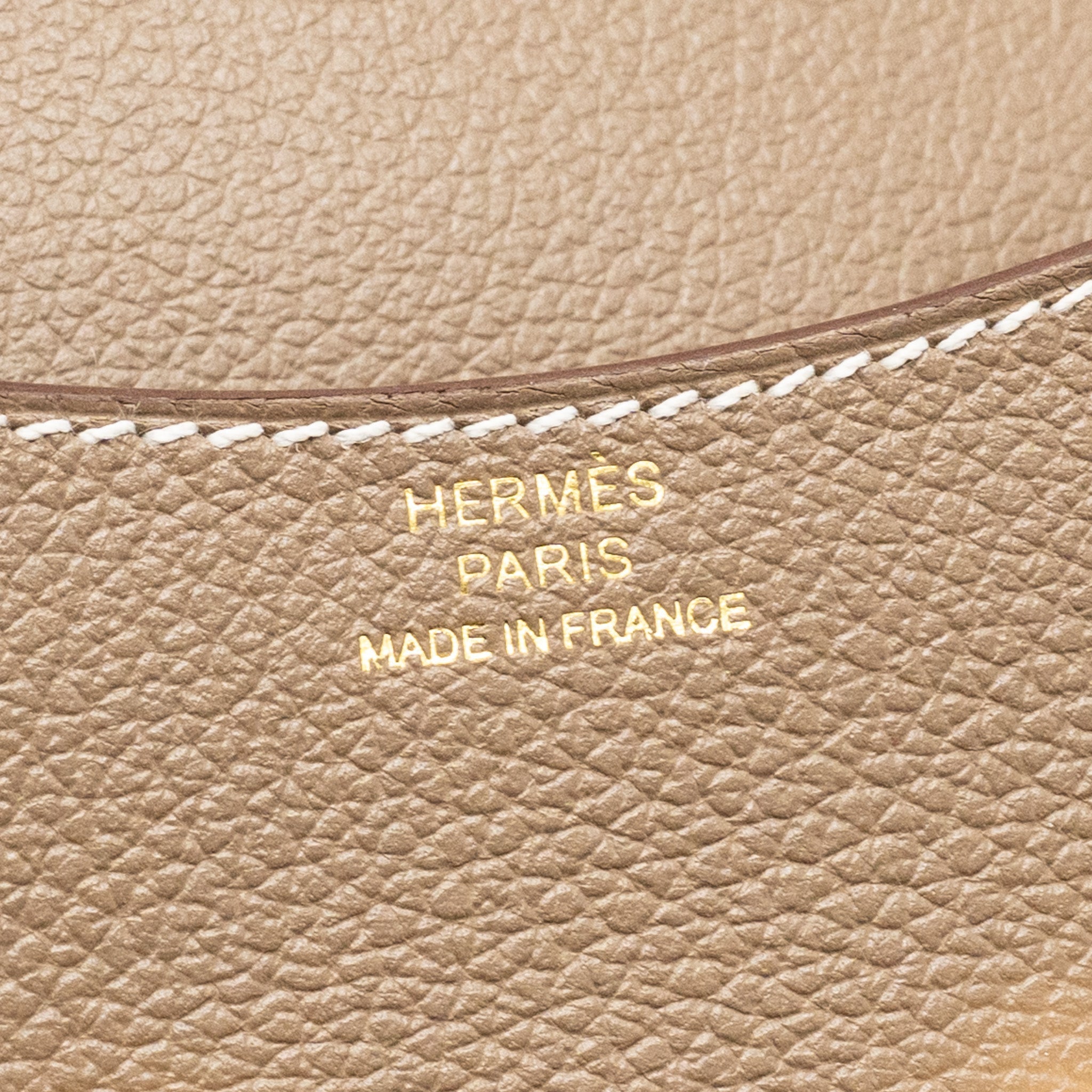 HERMES CONSTANCE SLIM EVERCOLOR ETOUPE GHW