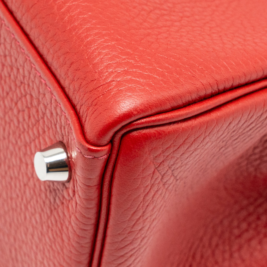 HERMES KELLY 32 CLEMENCE RED SHW