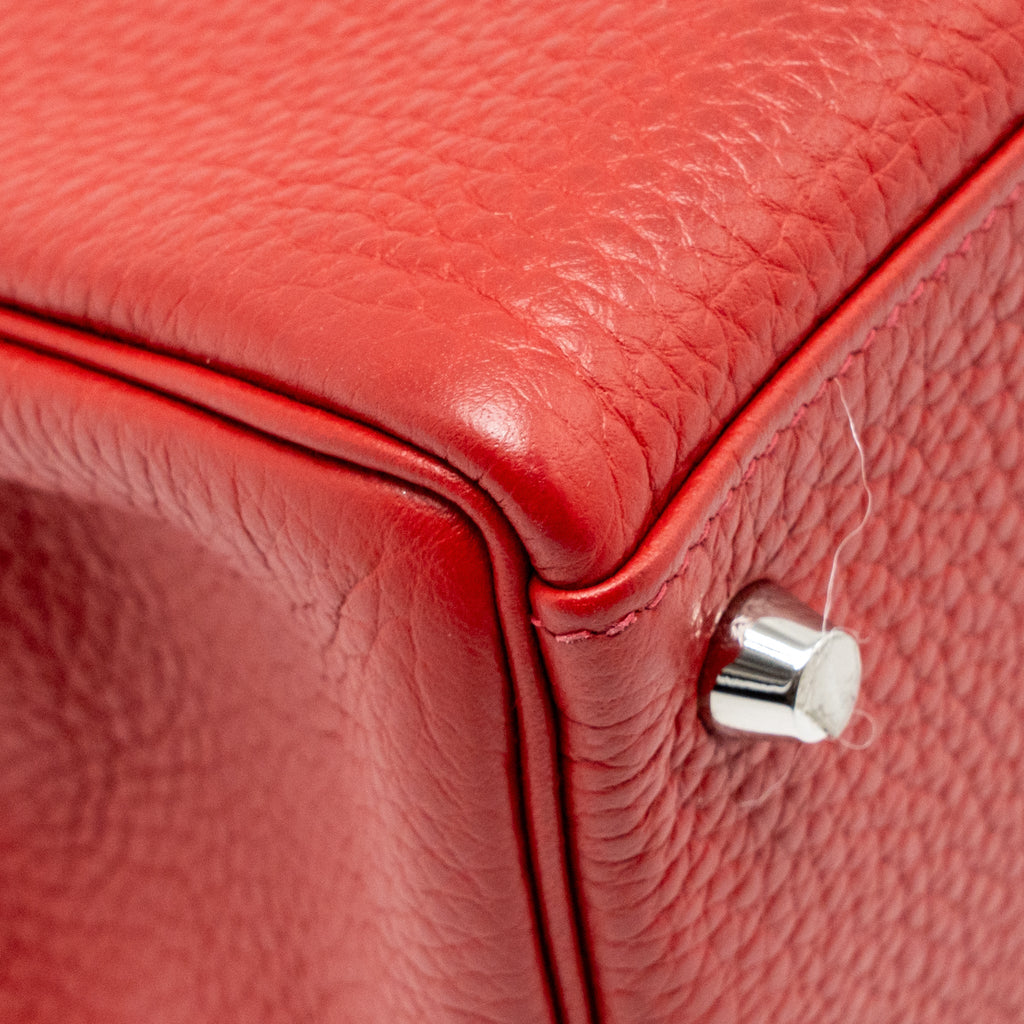 HERMES KELLY 32 CLEMENCE RED SHW