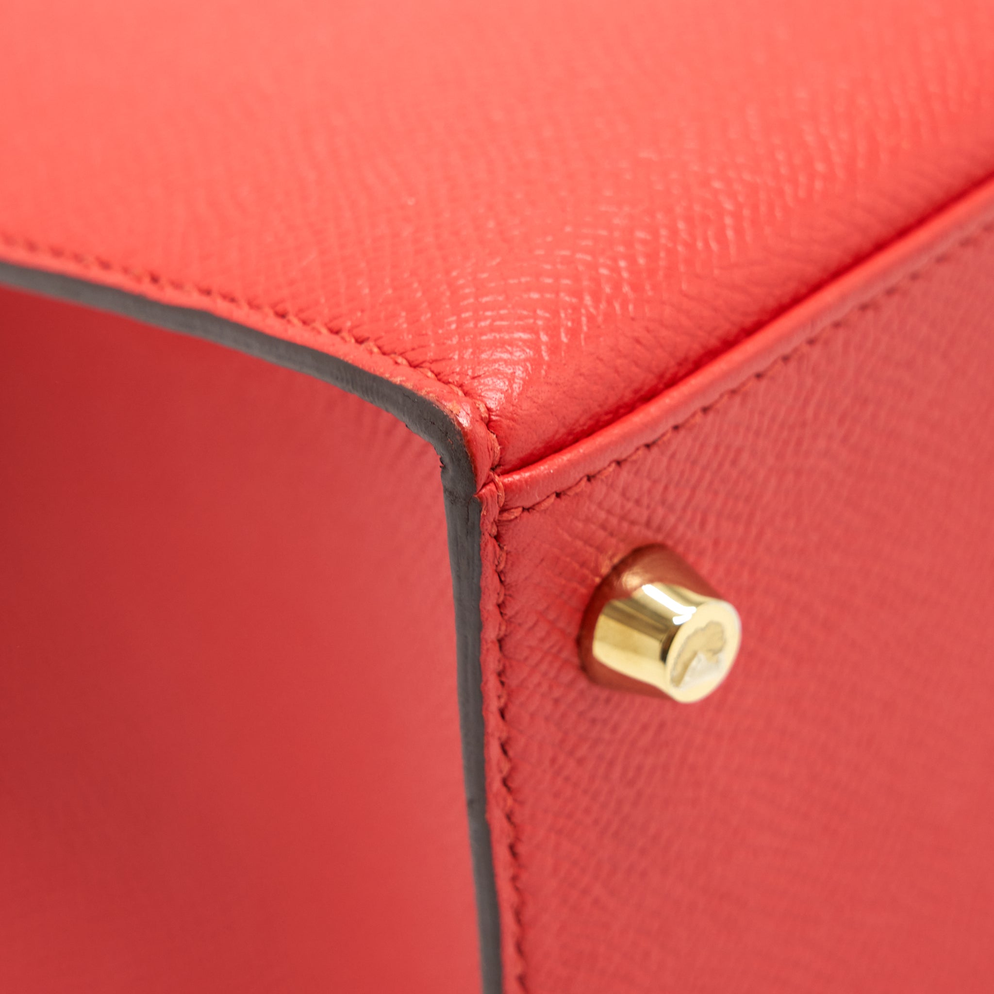 HERMES KELLY 28 ROUGE PIVOINE GHW