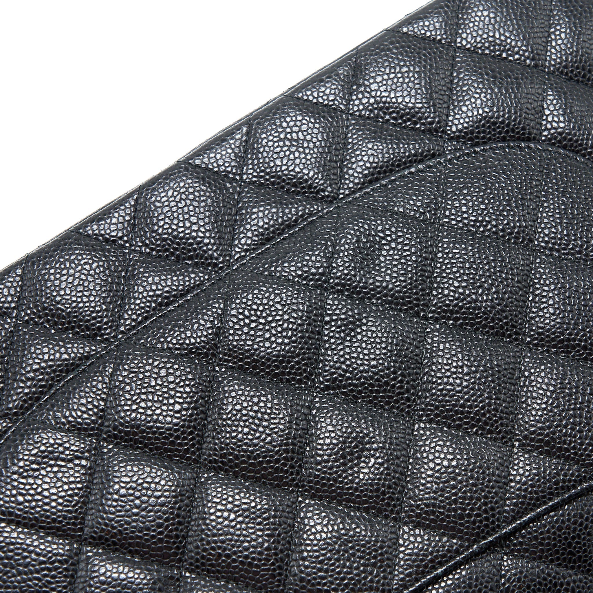 CHANEL JUMBO CLASSIC DOUBLE FLAP BAG CAVIAR BLACK GHW