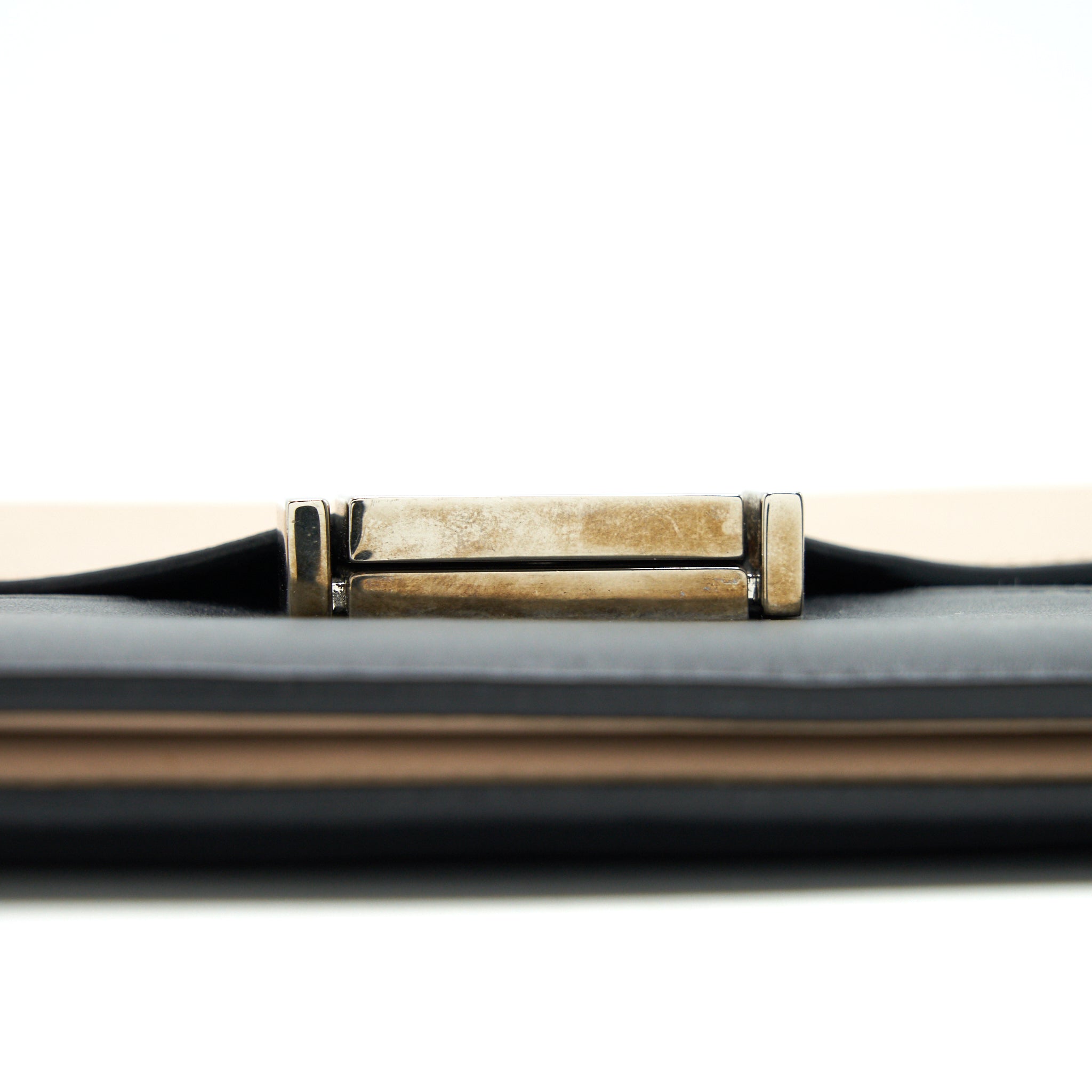 CELINE DIAMOND LEATHER CLUTCH IN MULTICOLOR