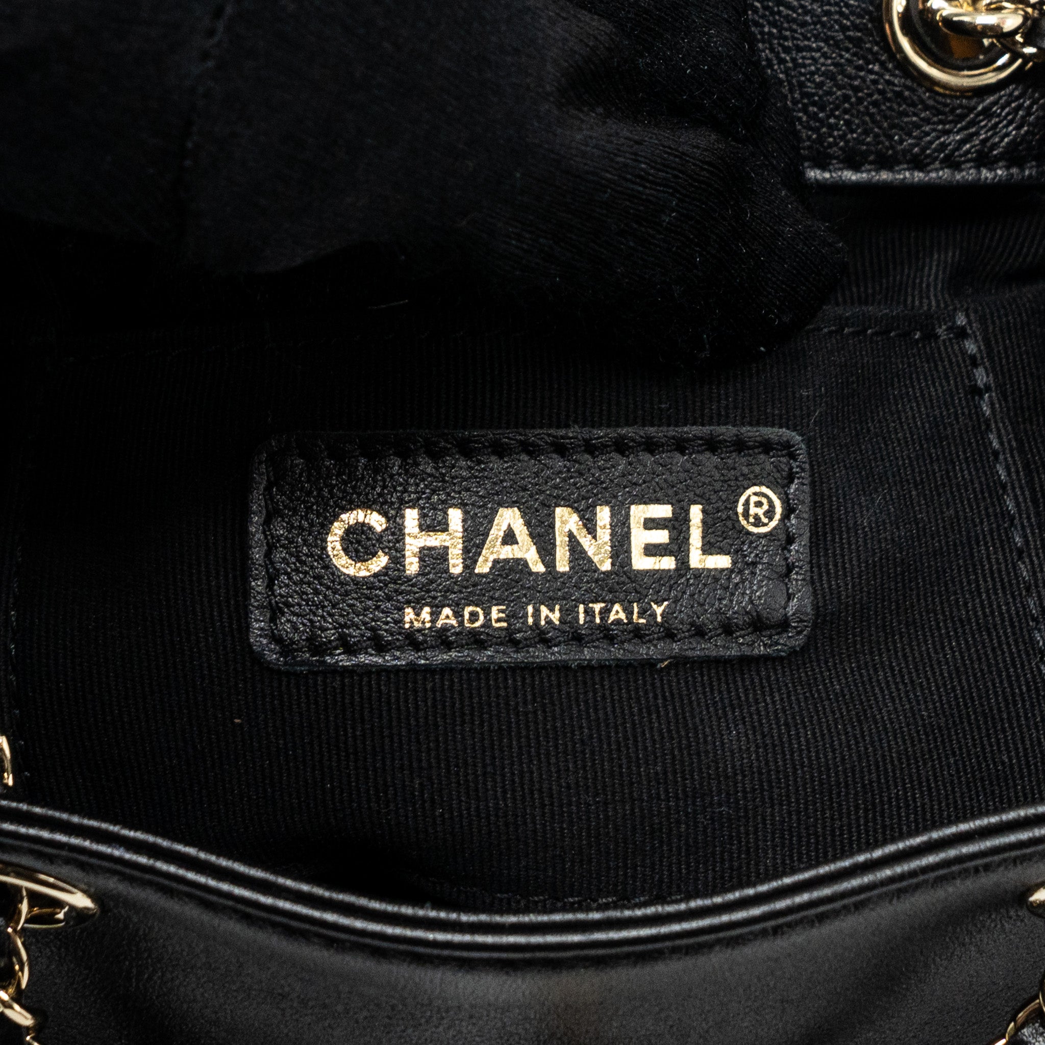 CHANEL 23A MINI TRIPLE PACK BACKPACK CALFSKIN BLACK LGHW (MICROCHIP )