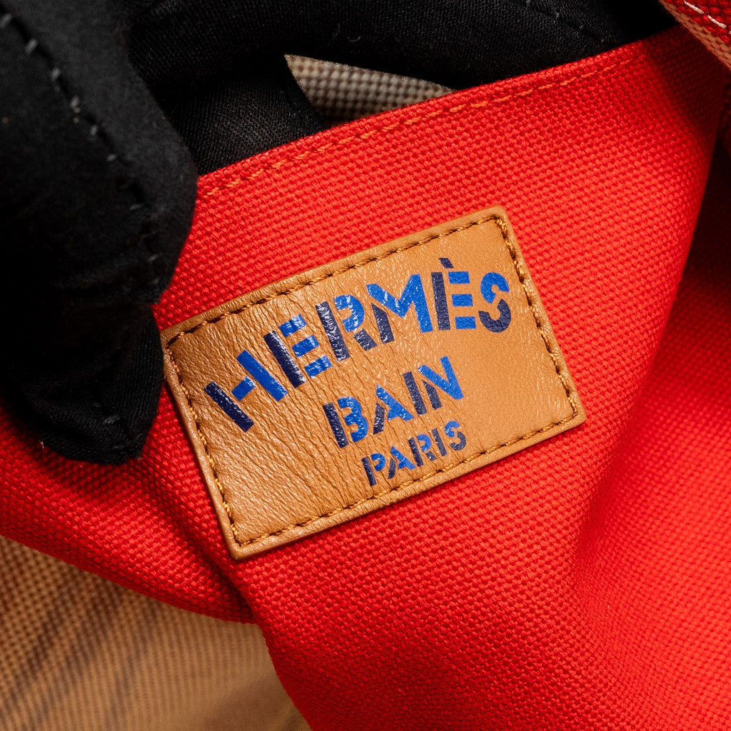HERMES FARNIENTE BEACH BAG COTTON MULTICOLOUR SHW