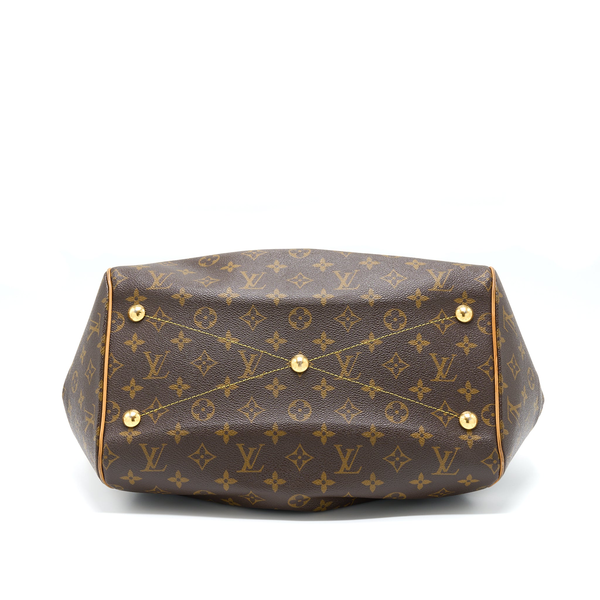 LOUIS VUITTON VINTAGE SHOULDER BAG MONOGRAM CANVAS GHW
