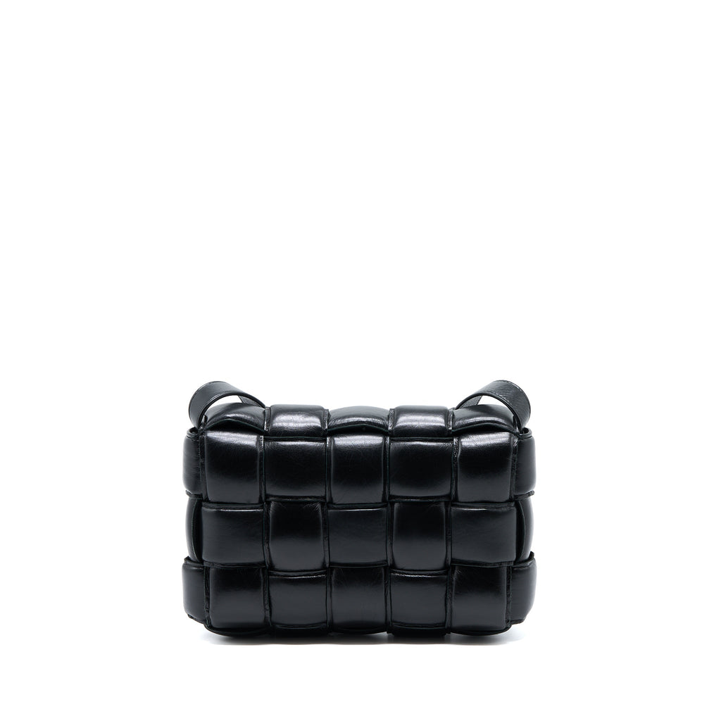 BOTTEGA VENETA PADDED CASSETTE BLACK GHW