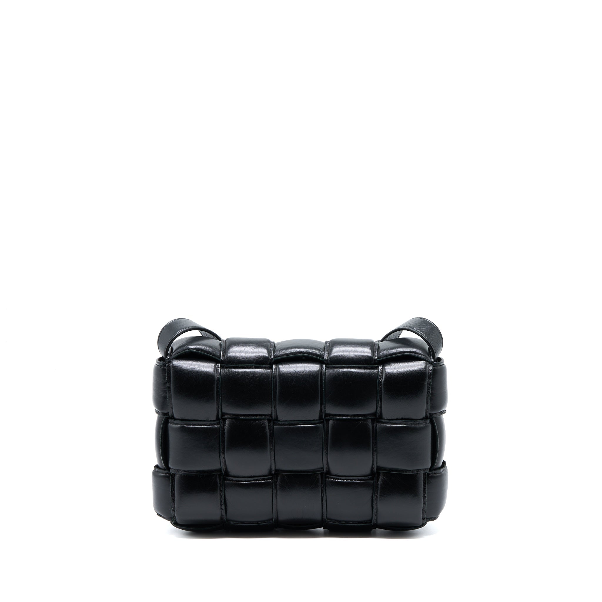 BOTTEGA VENETA PADDED CASSETTE BLACK GHW