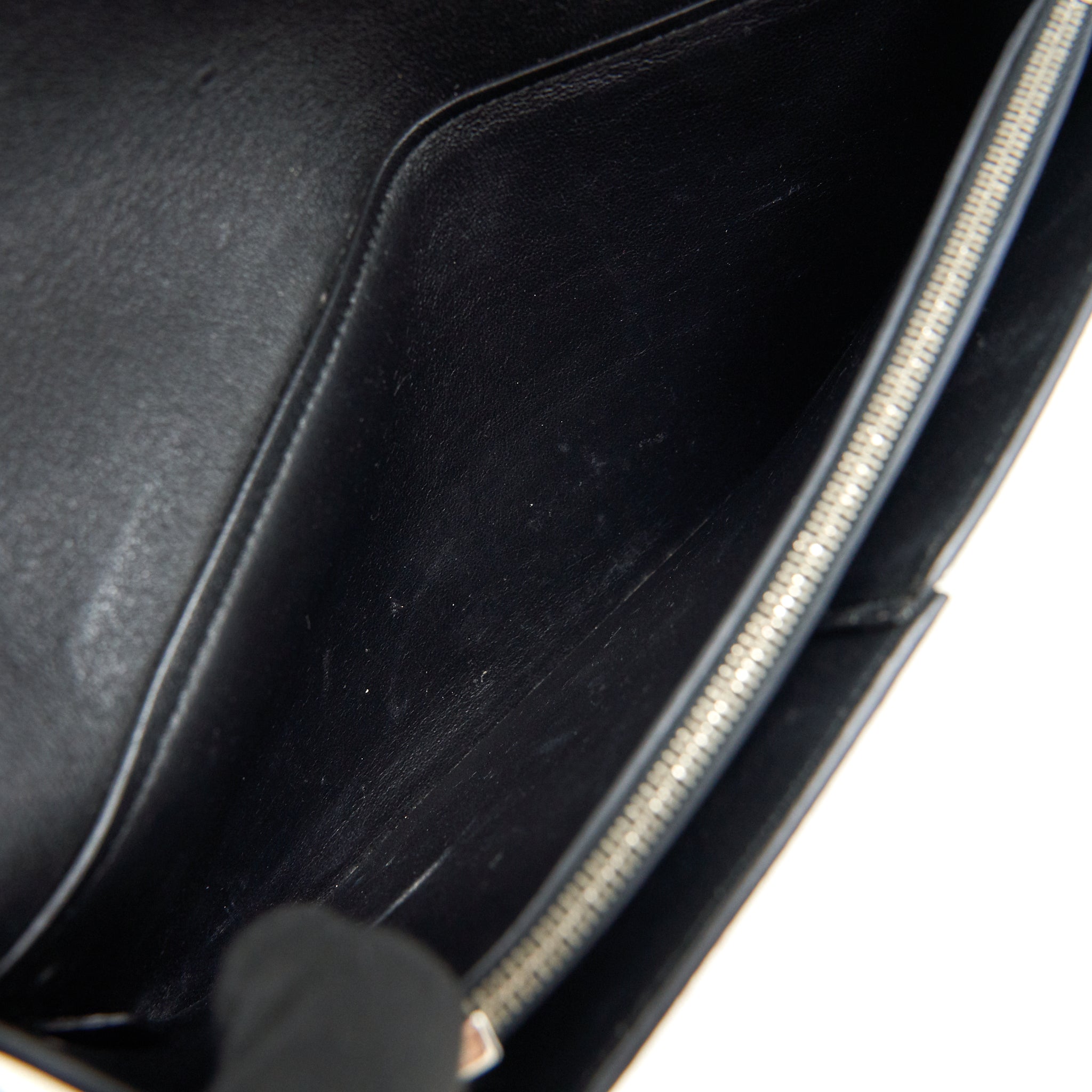 CELINE DIAMOND LEATHER CLUTCH IN MULTICOLOR