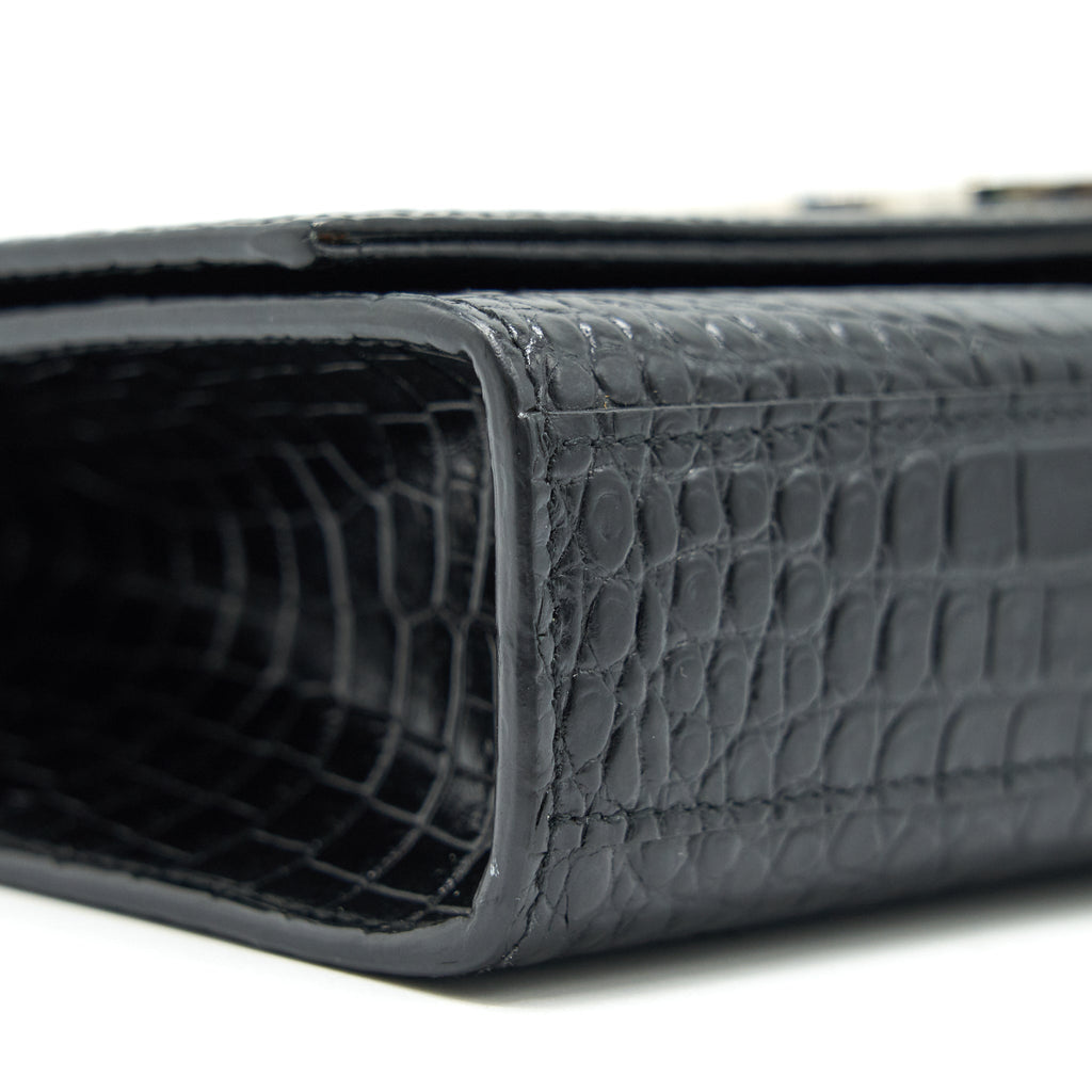 SAINT LAURENT /YSL KATE MEDIUM CHAIN BAG WITH TASSEL BLACK SHW
