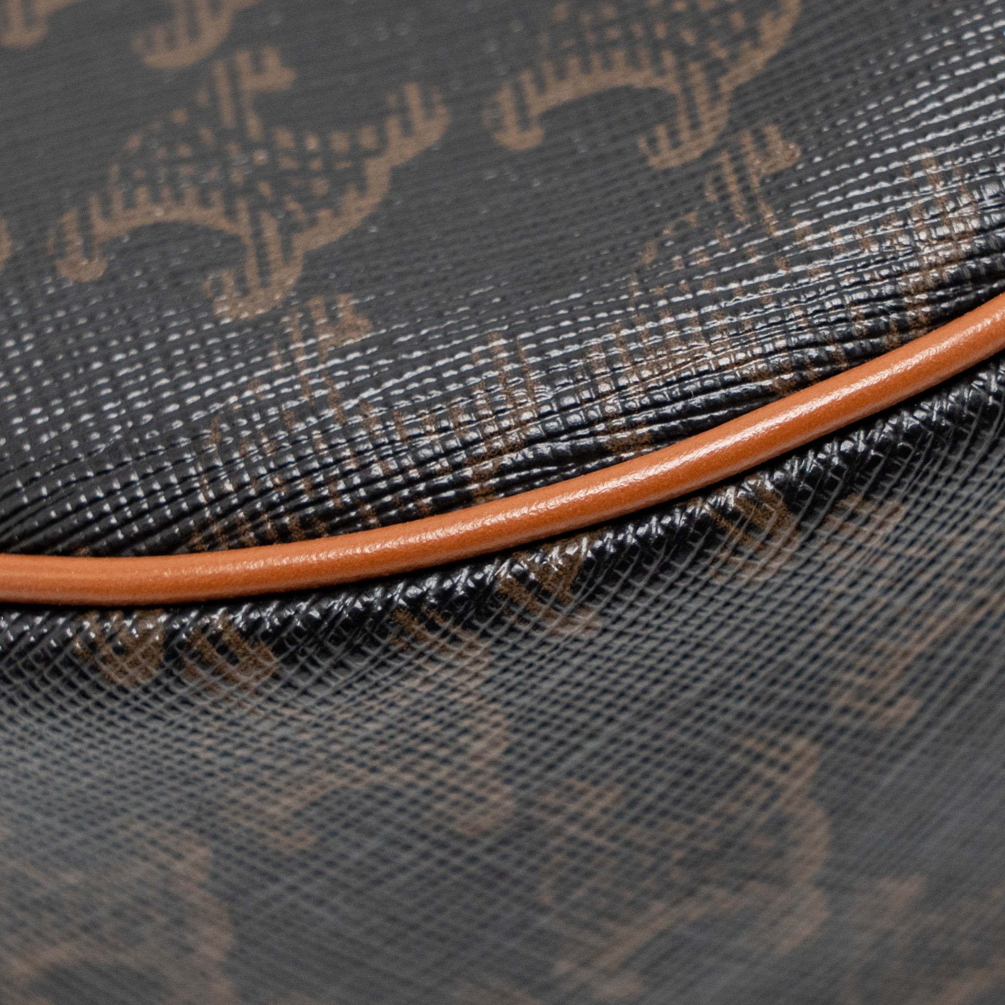CELINE AVA BAG TRIOMPHE CANVAS/ CALFSKIN TAN GHW