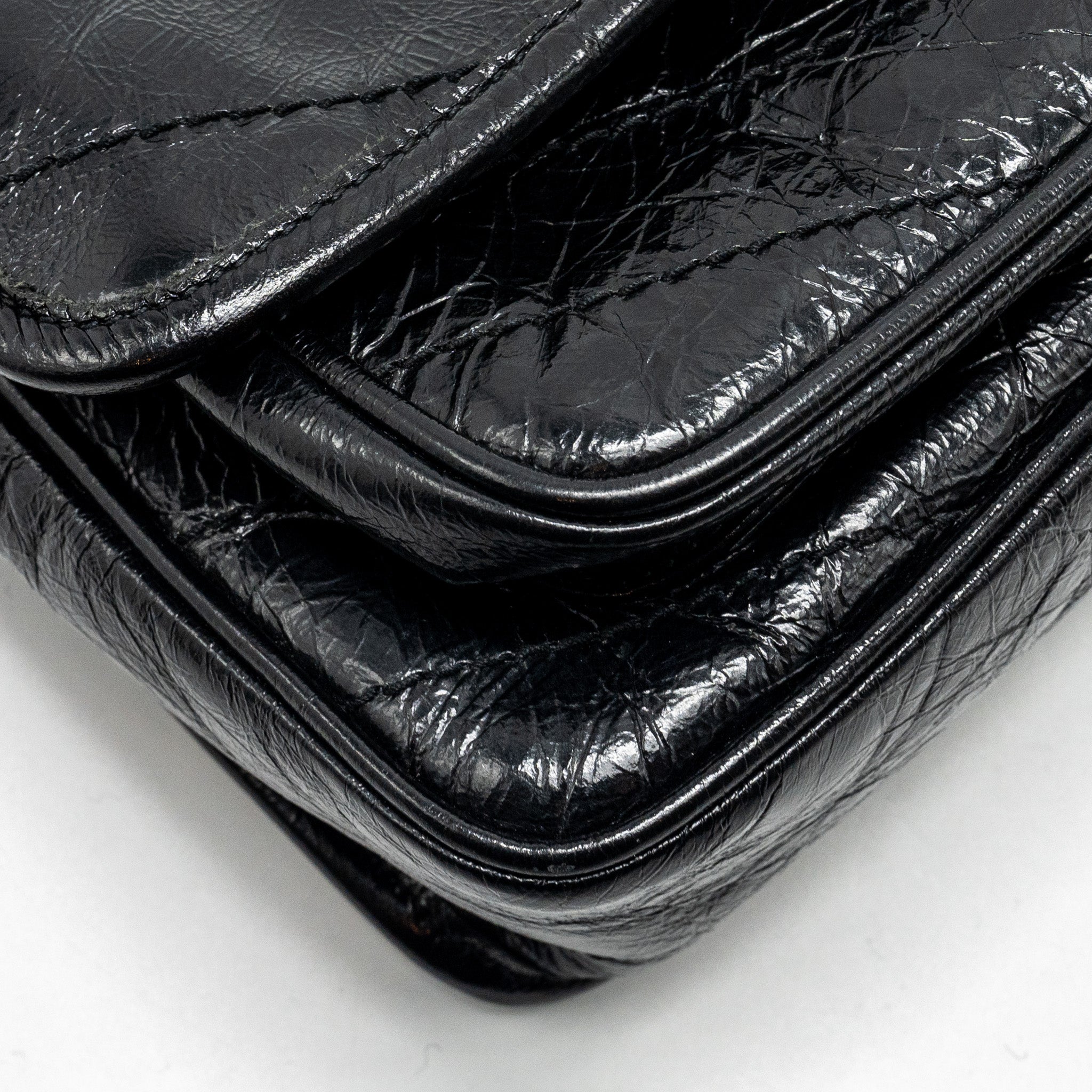 SAINT LAURENT BABY NIKI LEATHER BLACK SHW