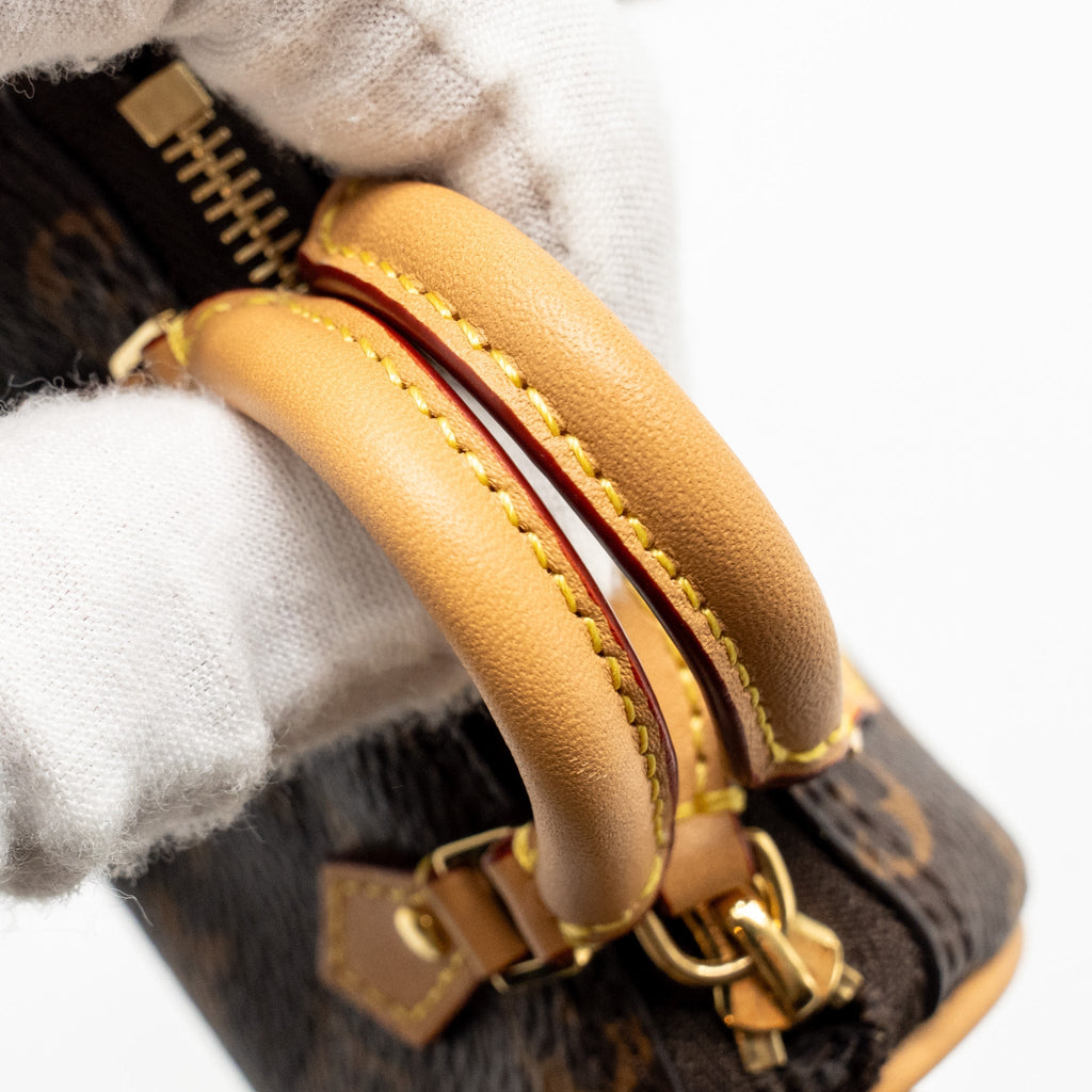 LOUIS VUITTON SPEEDY BAG CHARM MONOGRAM CANVAS GHW