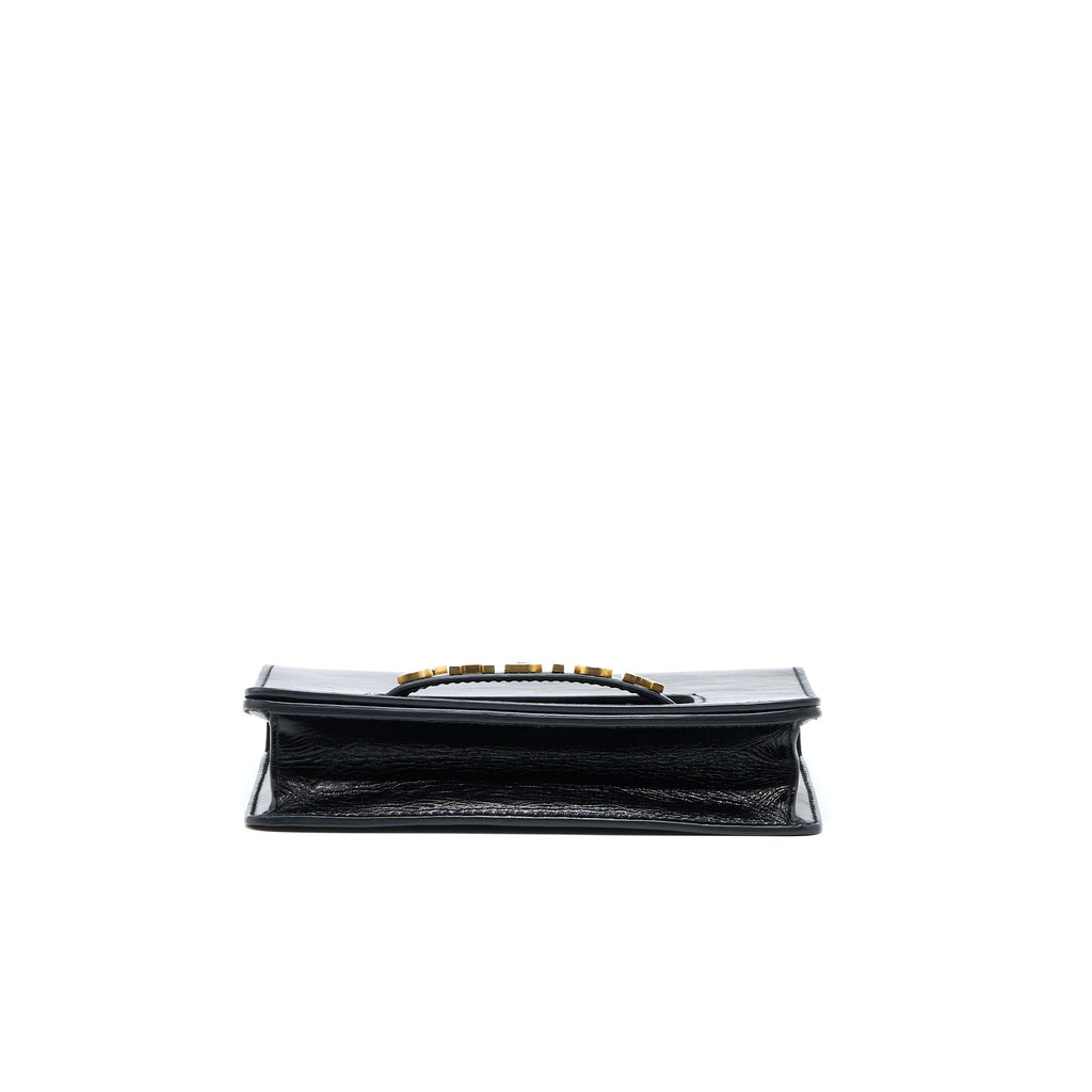 DIOR J'ADIOR MEDIUM FLAP BAG WITH CHAIN BLACK GHW