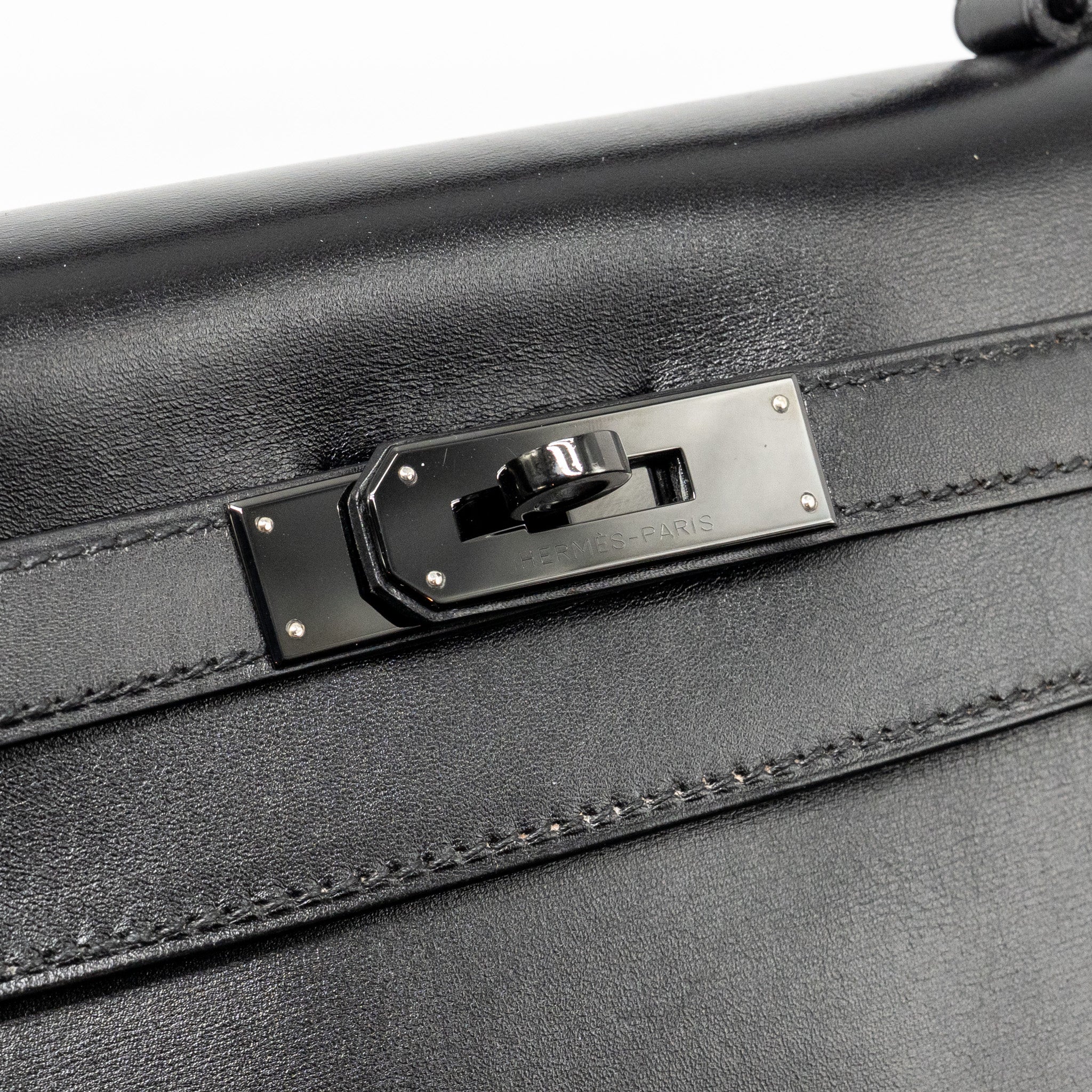 HERMES KELLY 32 BOX SO BLACK