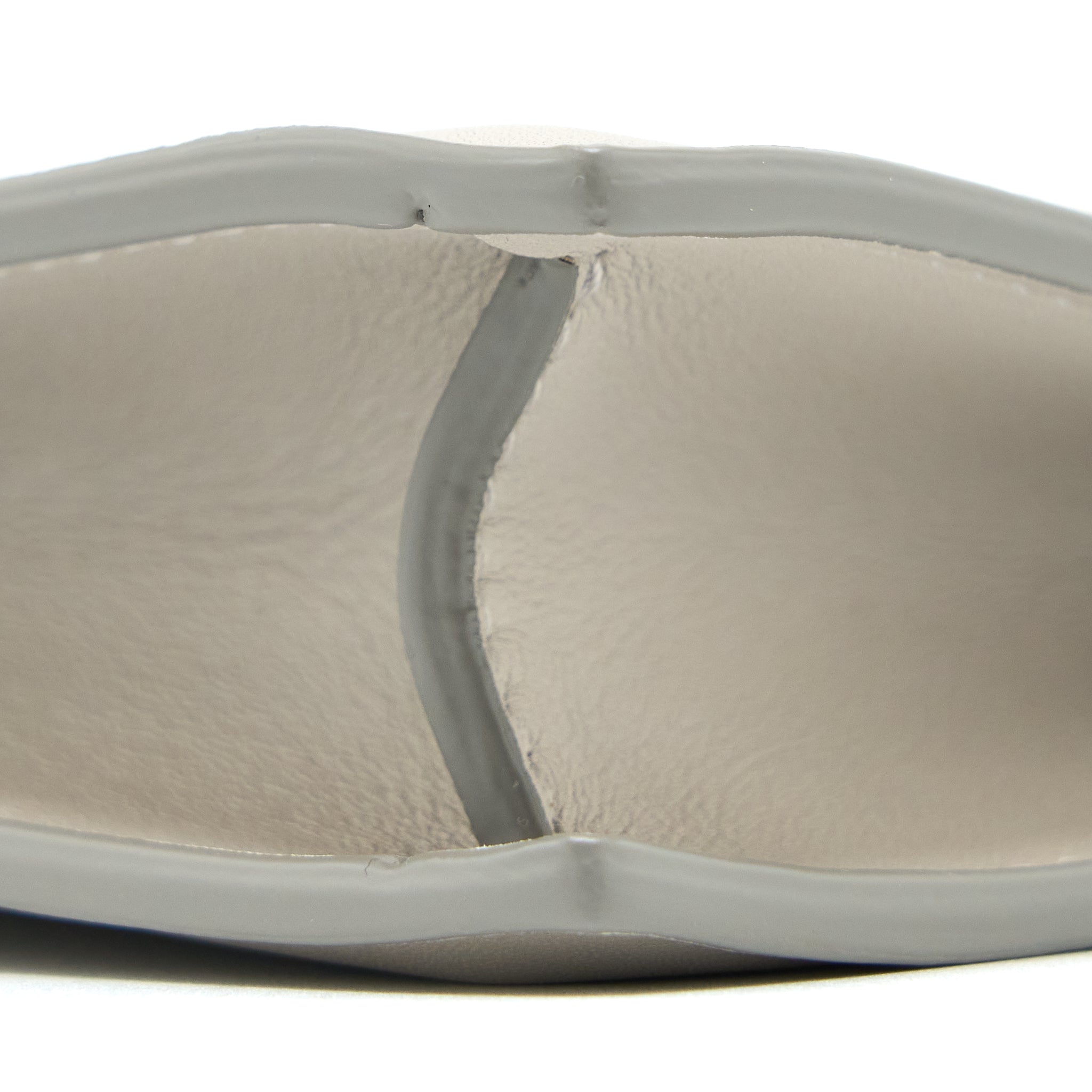 CELINE MINI CLASP SHOULDER BAG LIGHT GREY RUTHENIUM GHW