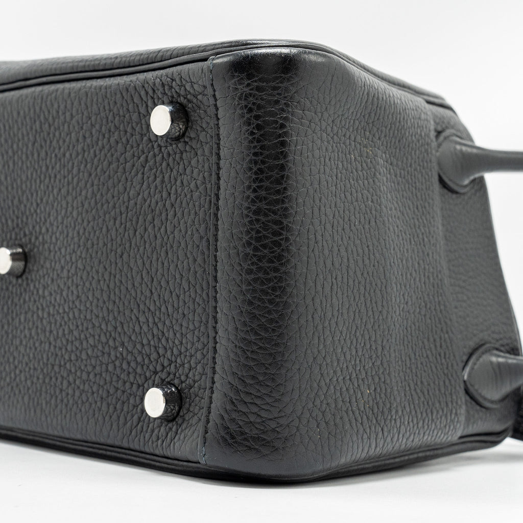 HERMES LINDY 26 CLEMENCE BLACK/TOFFEE SHW