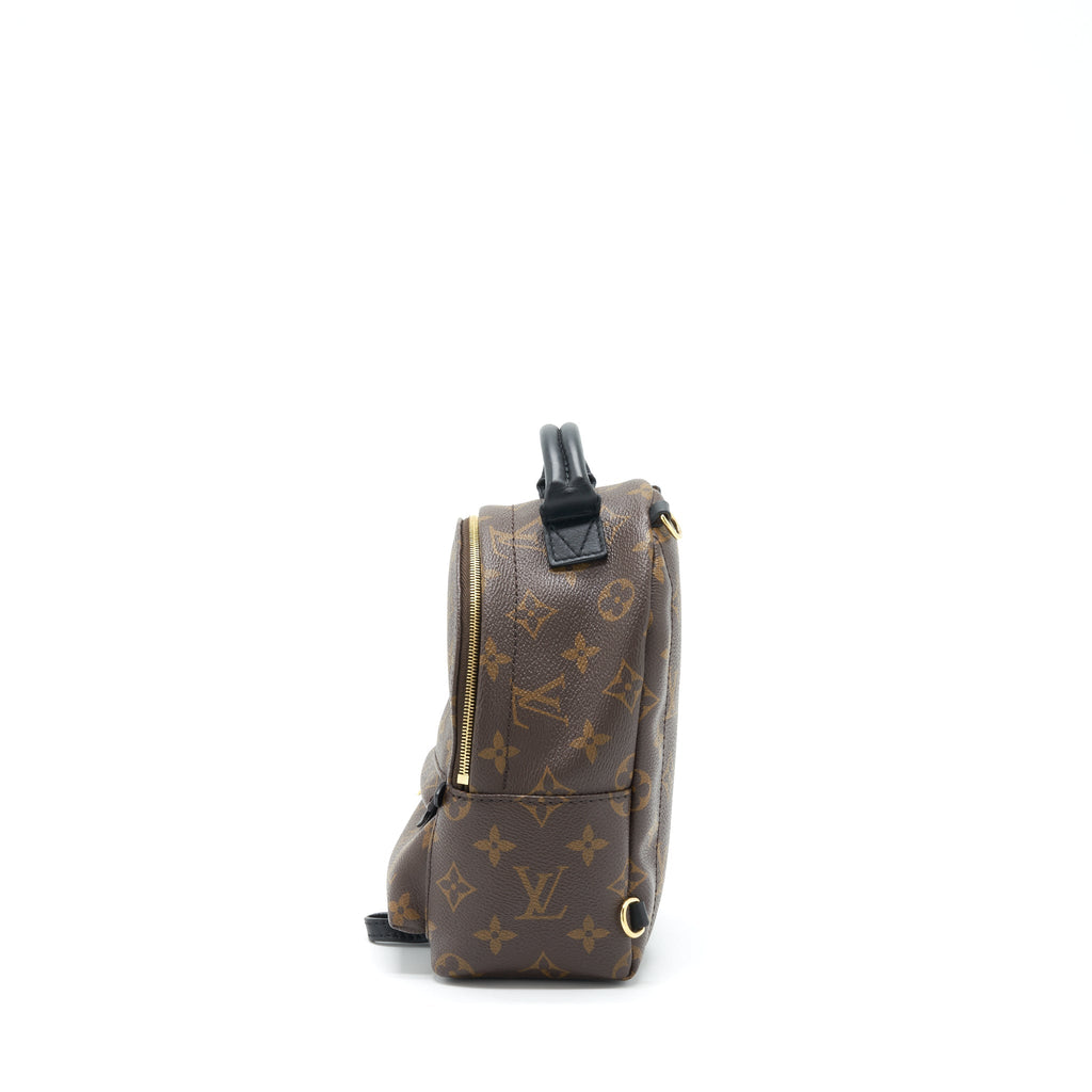 LOUIS VUITTON PALM SPRING MINI BACKPACK MONOGRAM CANVAS NEW ZIPPER