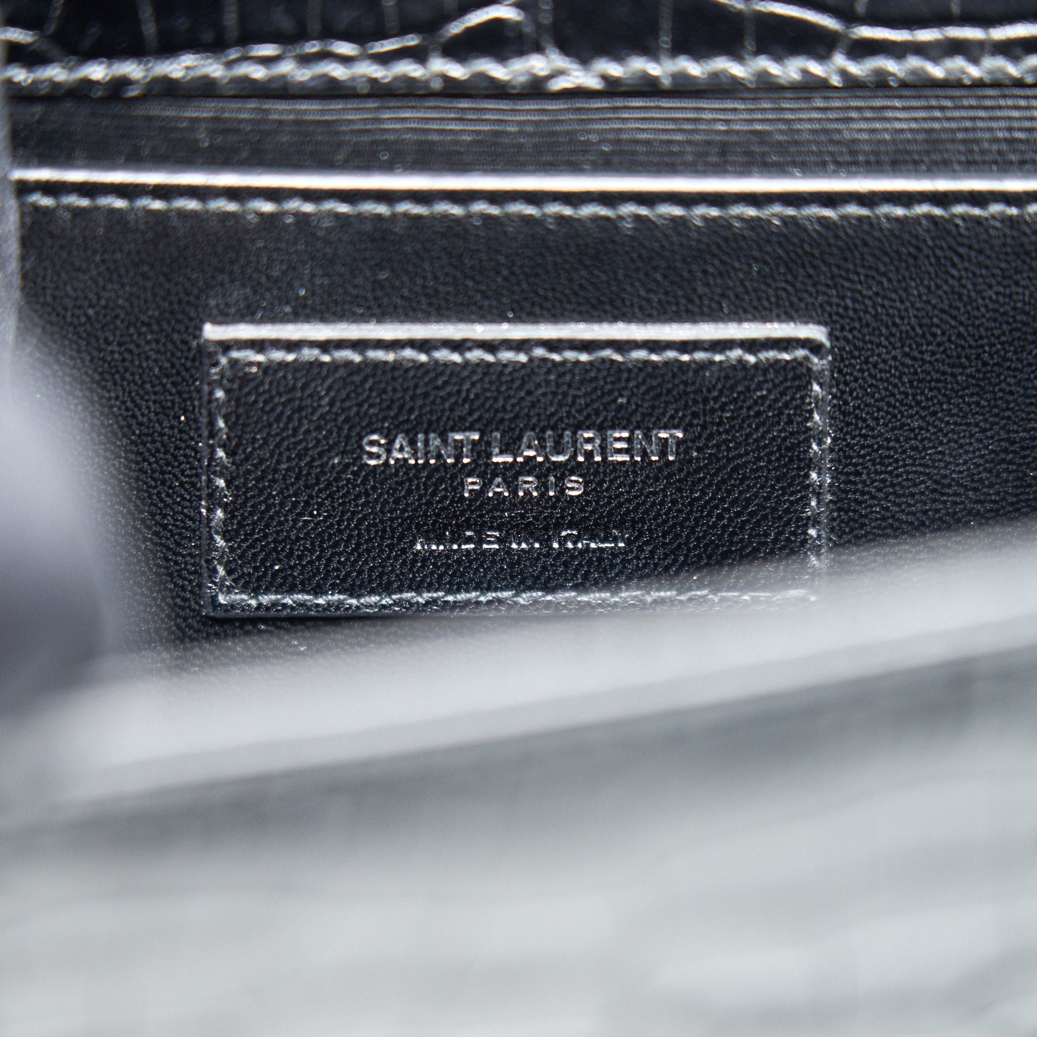 SAINT LAURENT /YSL KATE MEDIUM CHAIN BAG WITH TASSEL BLACK SHW