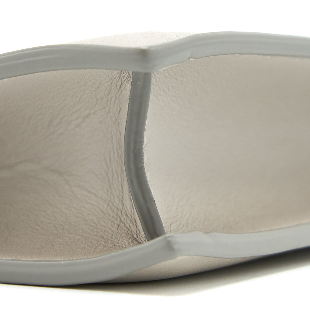 CELINE MINI CLASP SHOULDER BAG LIGHT GREY RUTHENIUM GHW