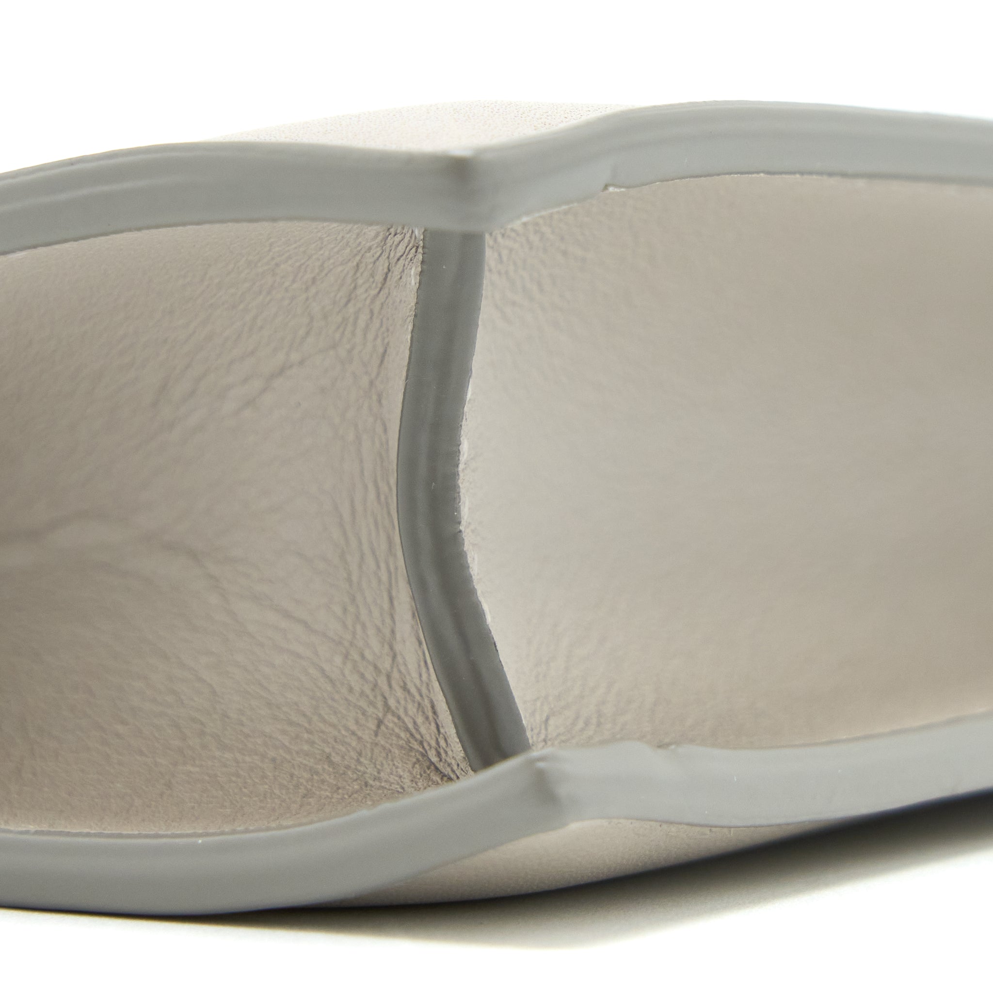 CELINE MINI CLASP SHOULDER BAG LIGHT GREY RUTHENIUM GHW