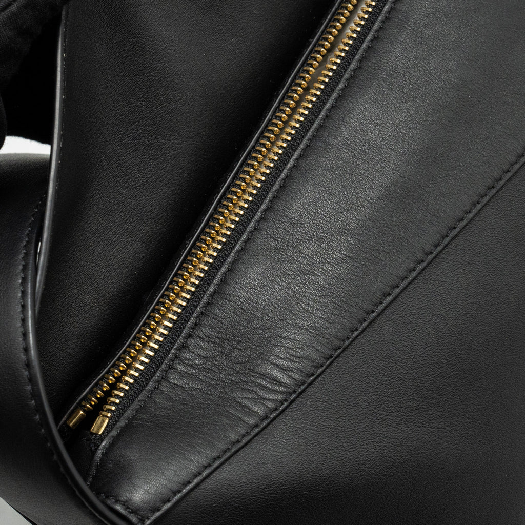 LOEWE PUZZLE HOBO BAG CALFSKIN BLACK GHW