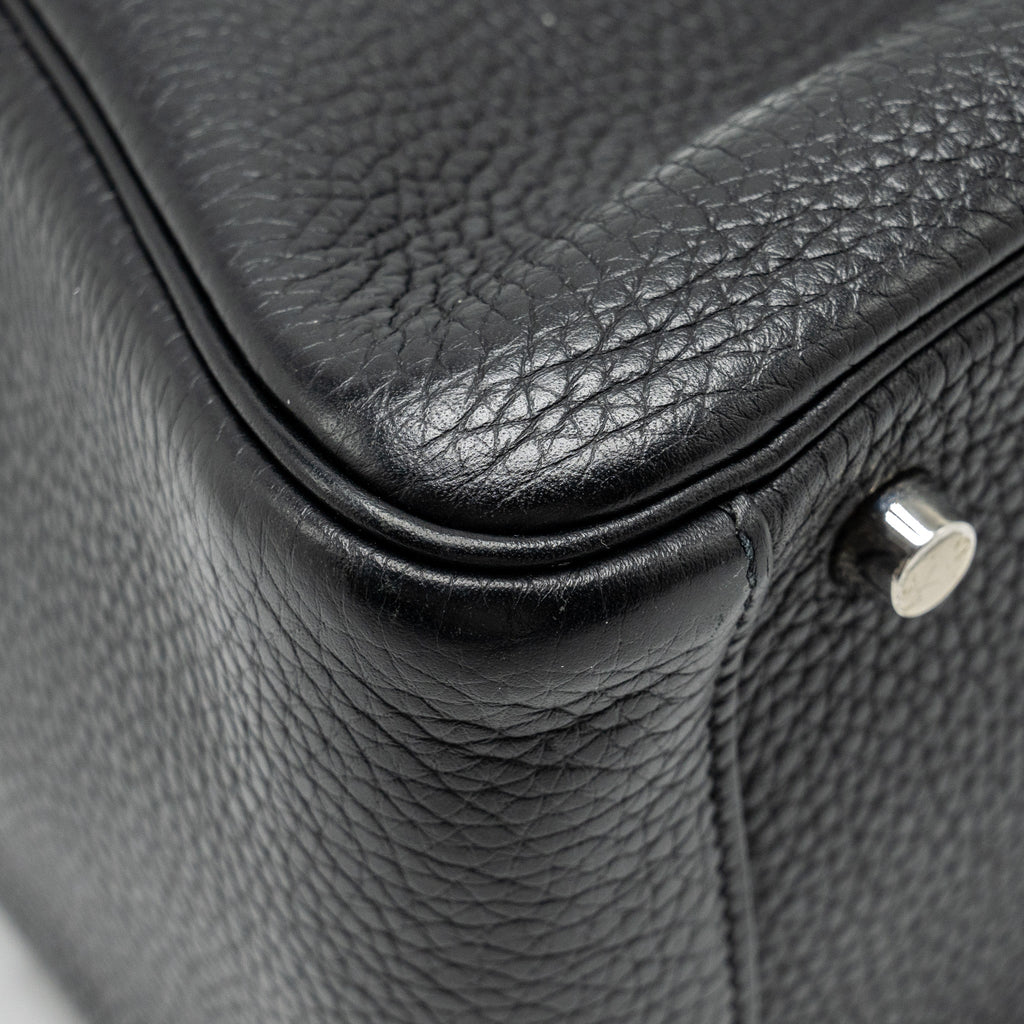 HERMES LINDY 26 CLEMENCE BLACK/TOFFEE SHW