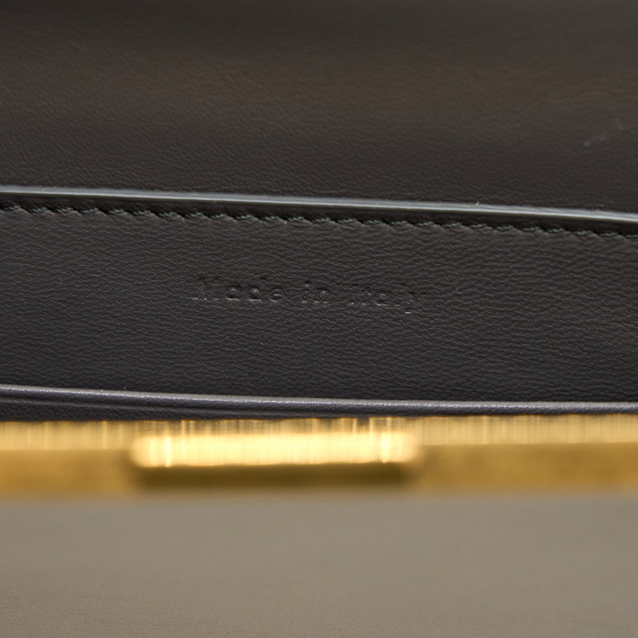 CELINE MINI CLASP SHOULDER BAG LIGHT GREY RUTHENIUM GHW