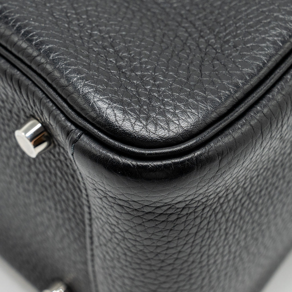 HERMES LINDY 26 CLEMENCE BLACK/TOFFEE SHW
