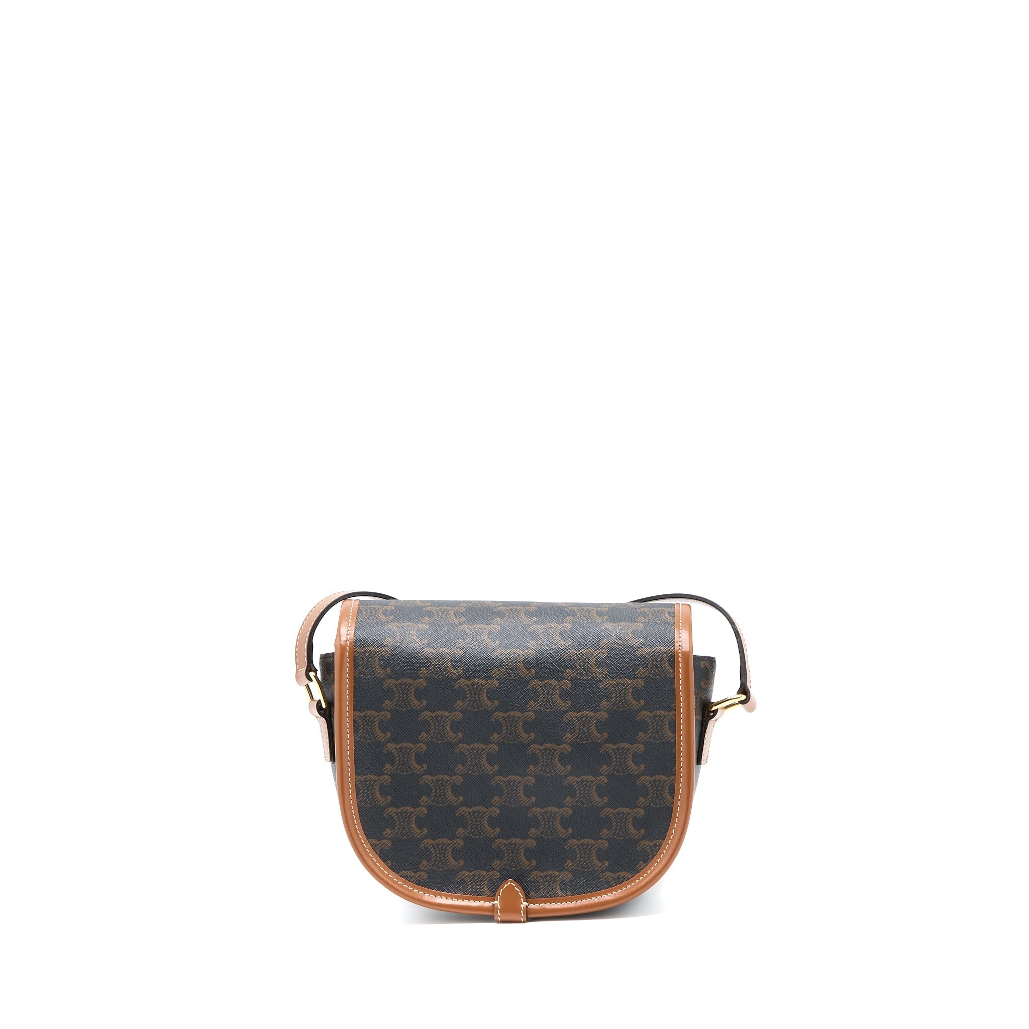CELINE FOLCO MEDIUM TRIOMPHE CANVAS BAG GHW