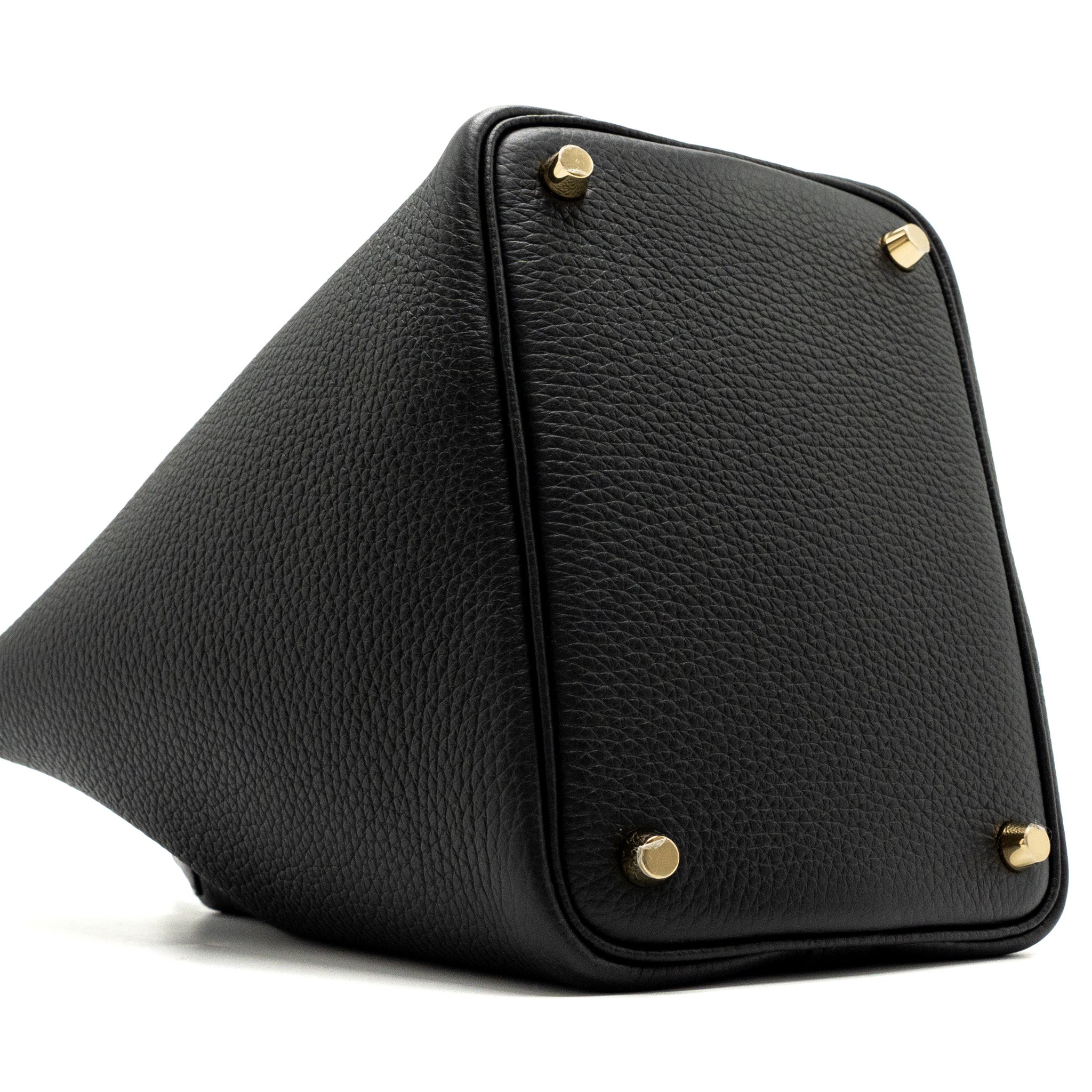 HERMERS PICOTIN 18 LOCK BAG CLEMENCE BLACK GHW