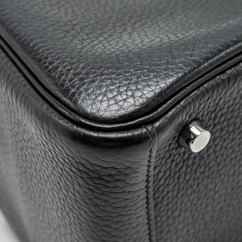 HERMES LINDY 26 CLEMENCE BLACK/TOFFEE SHW