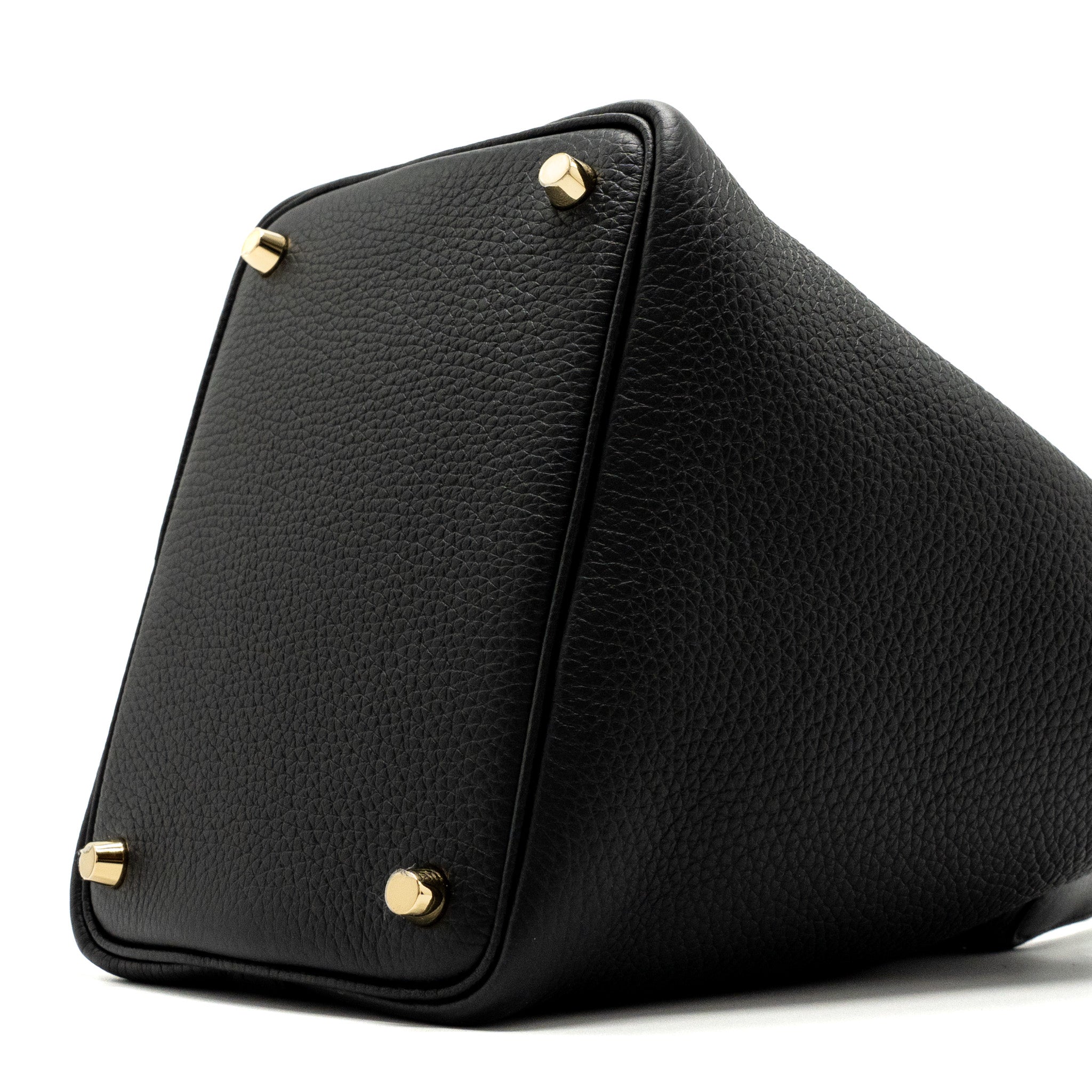 HERMERS PICOTIN 18 LOCK BAG CLEMENCE BLACK GHW
