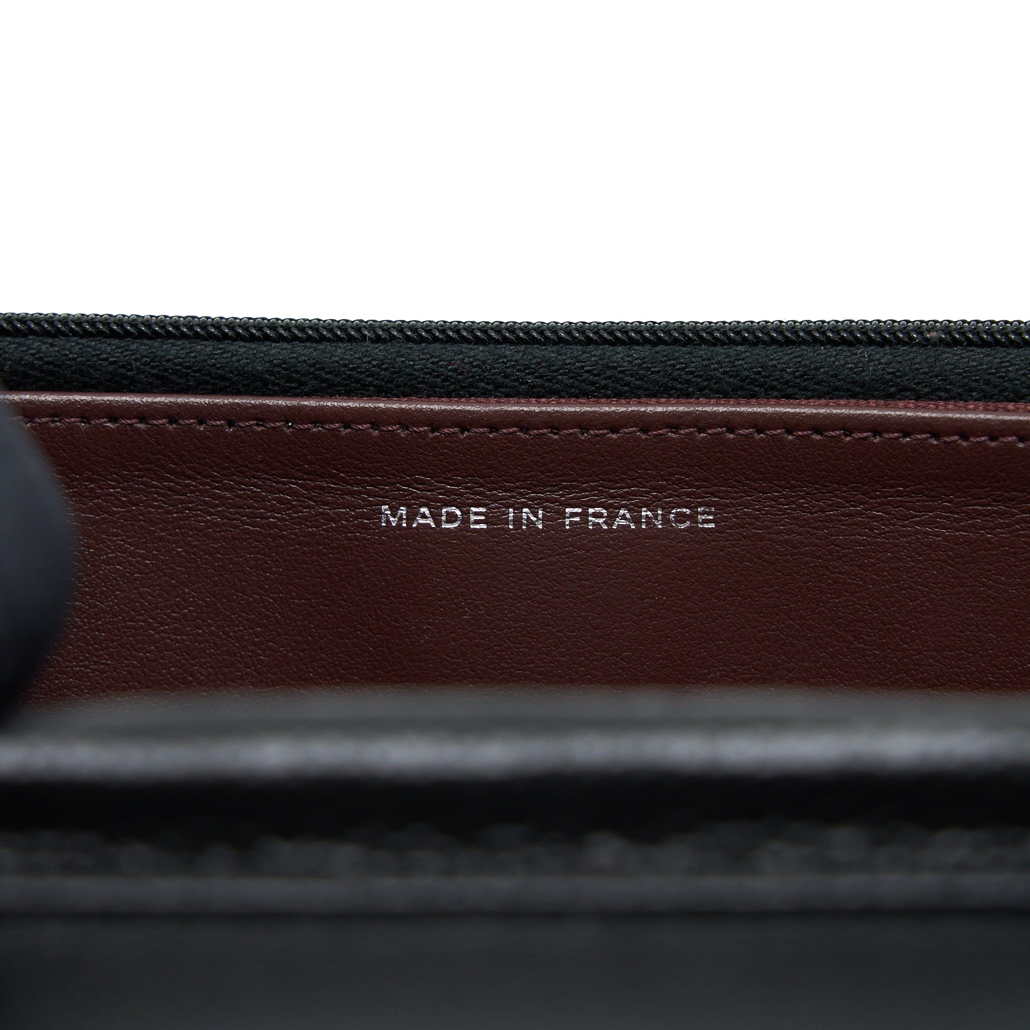CHANEL CLASSIC WALLET ON CHAIN CAVIAR BLACK SHW (MICROCHIP)